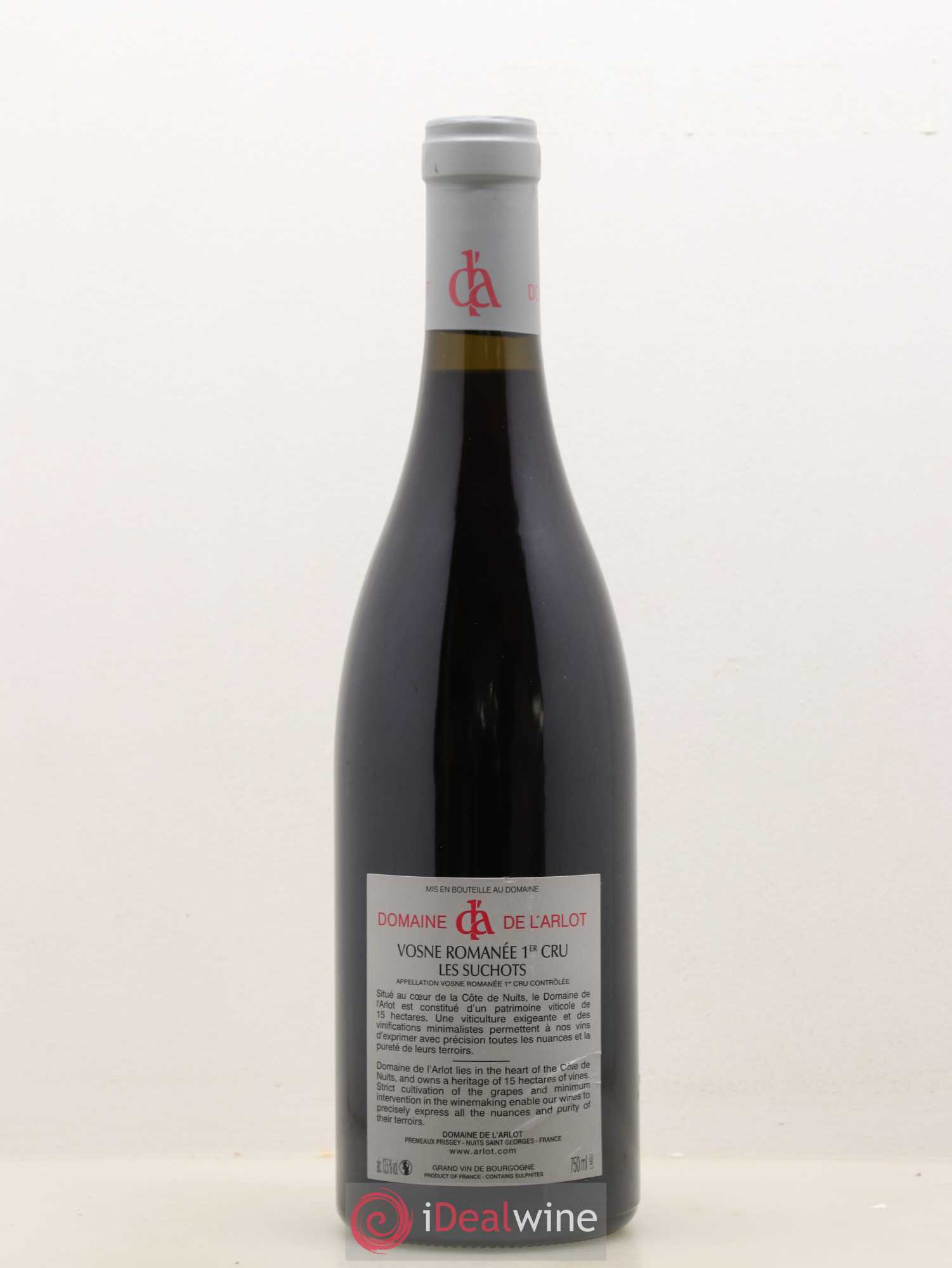 Vosne-Romanée 1er Cru Les Suchots Domaine de l'Arlot 2016 - Lot de 1 bouteille - 1