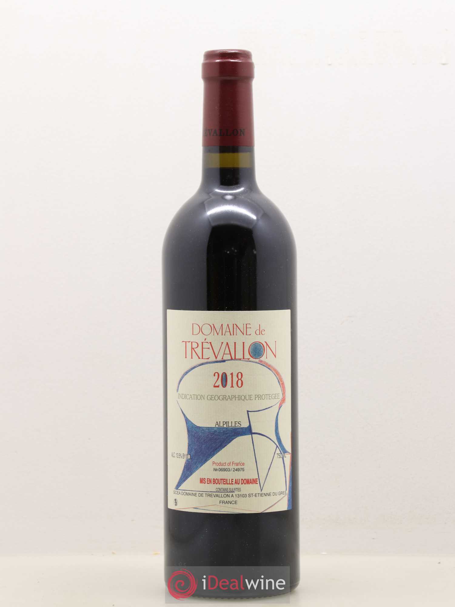 Alpilles Trévallon (Domaine de) Eloi Dürrbach 2018 - Lot de 1 bouteille - 0