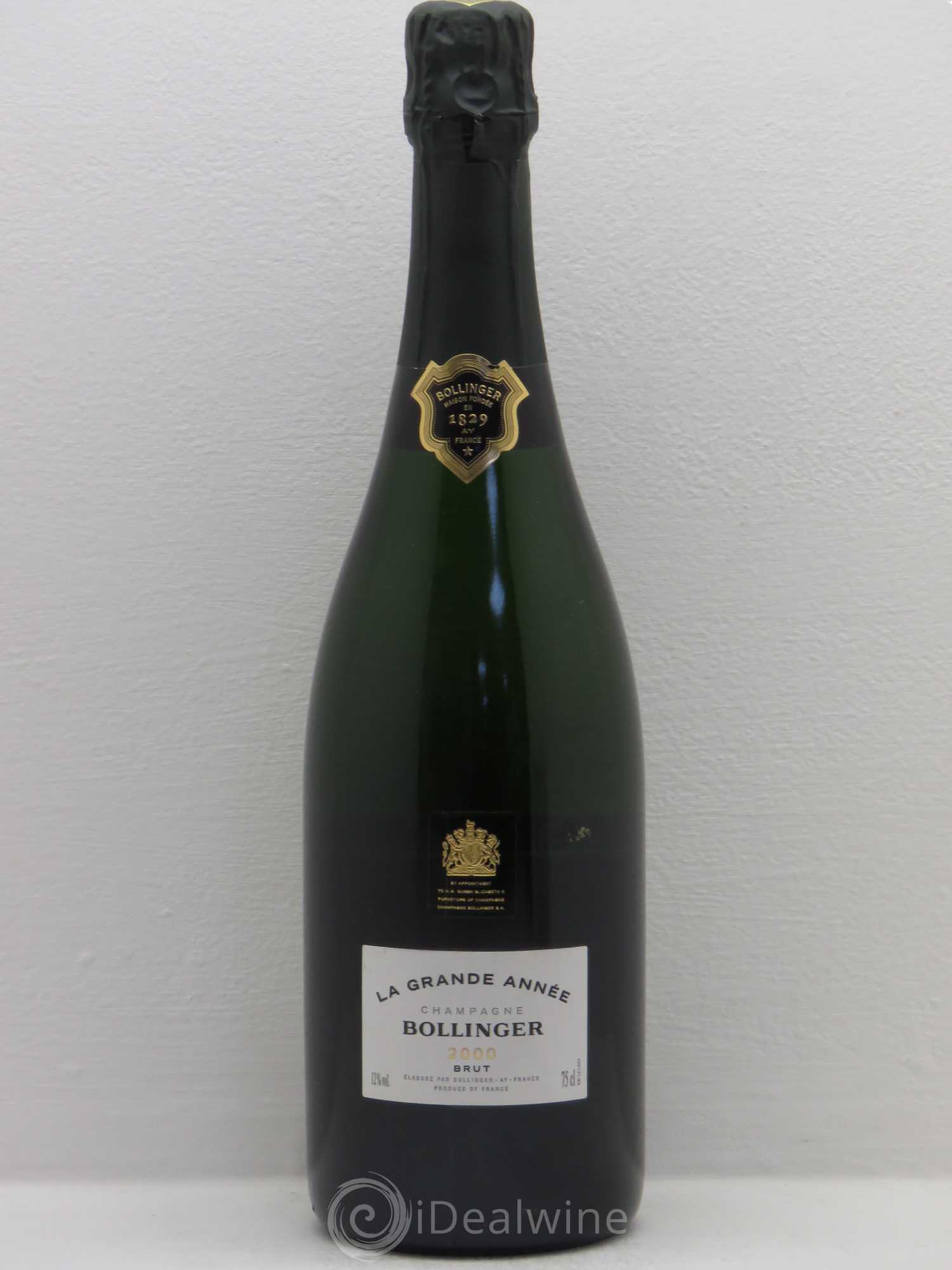 La Grande Année Brut Bollinger (sans prix de réserve) 2000 - Lot de 1 bouteille - 0