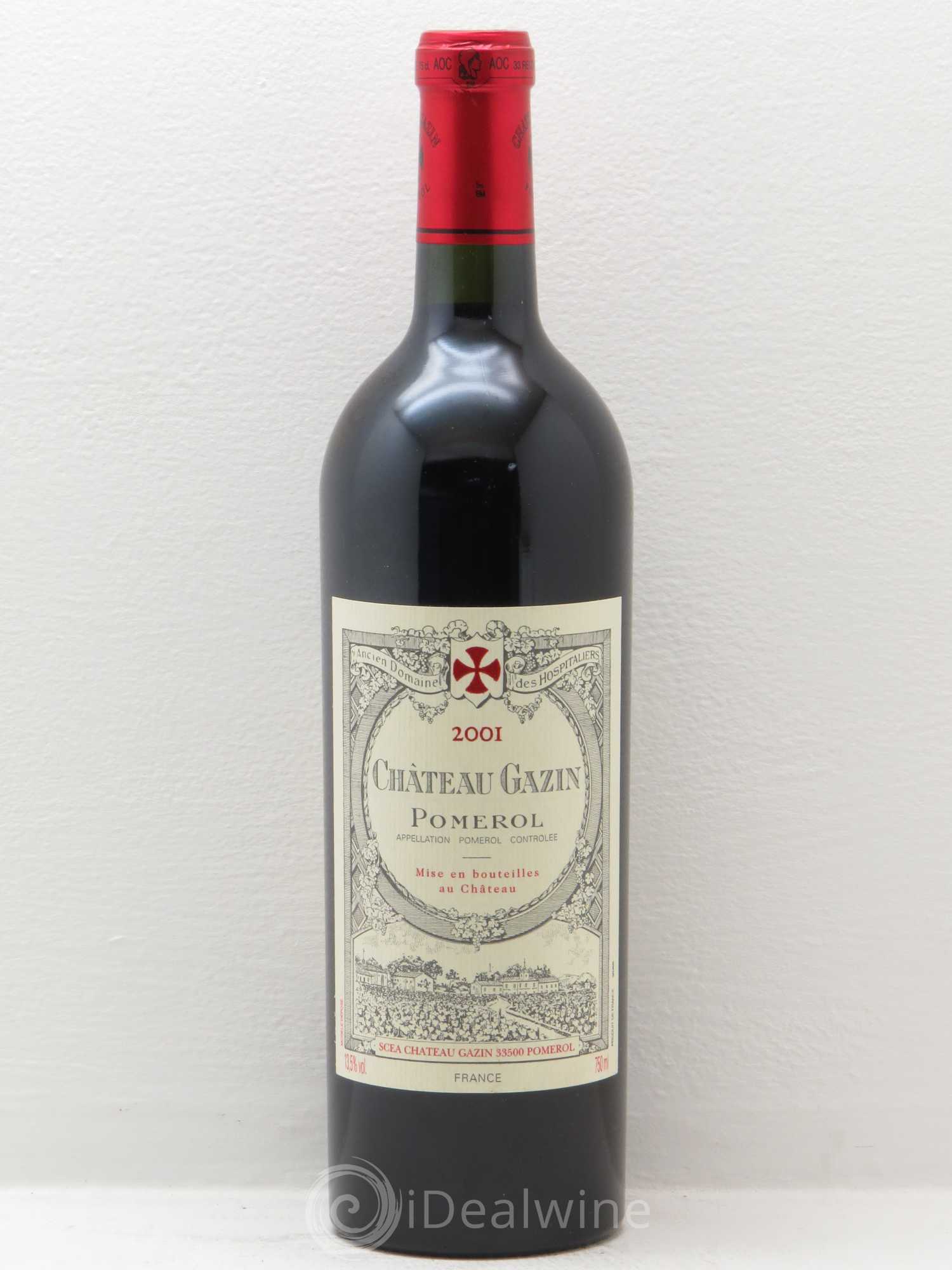 Château Gazin 2001 - Lot de 1 bouteille - 0
