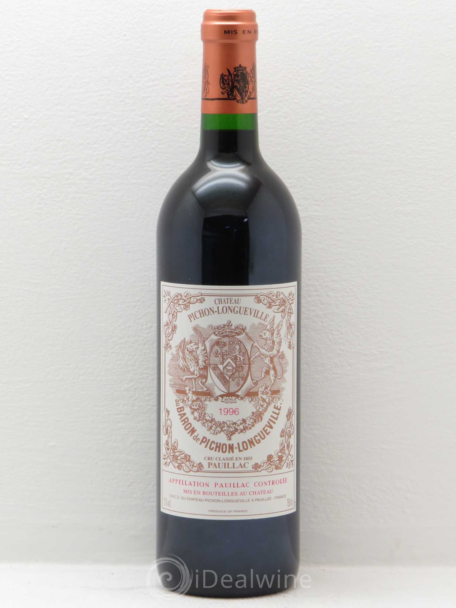 Pichon Longueville Baron 2ème Grand Cru Classé 1996 - Posten von 1 Flasche - 0