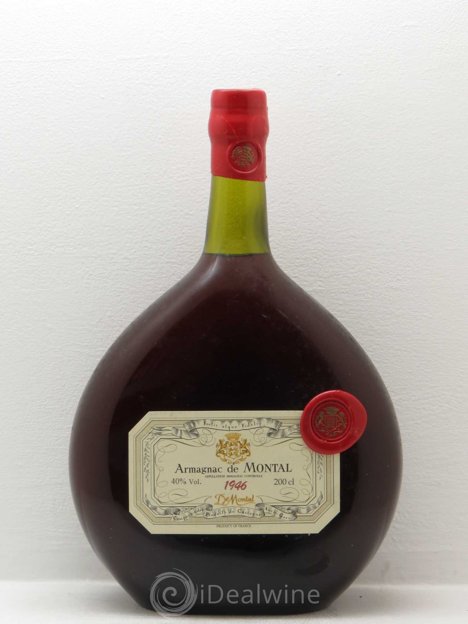 Armagnac de Montal Compagnie des Présidents de Gascogne (200cl) 1946 - Posten von 1 Flasche - 0