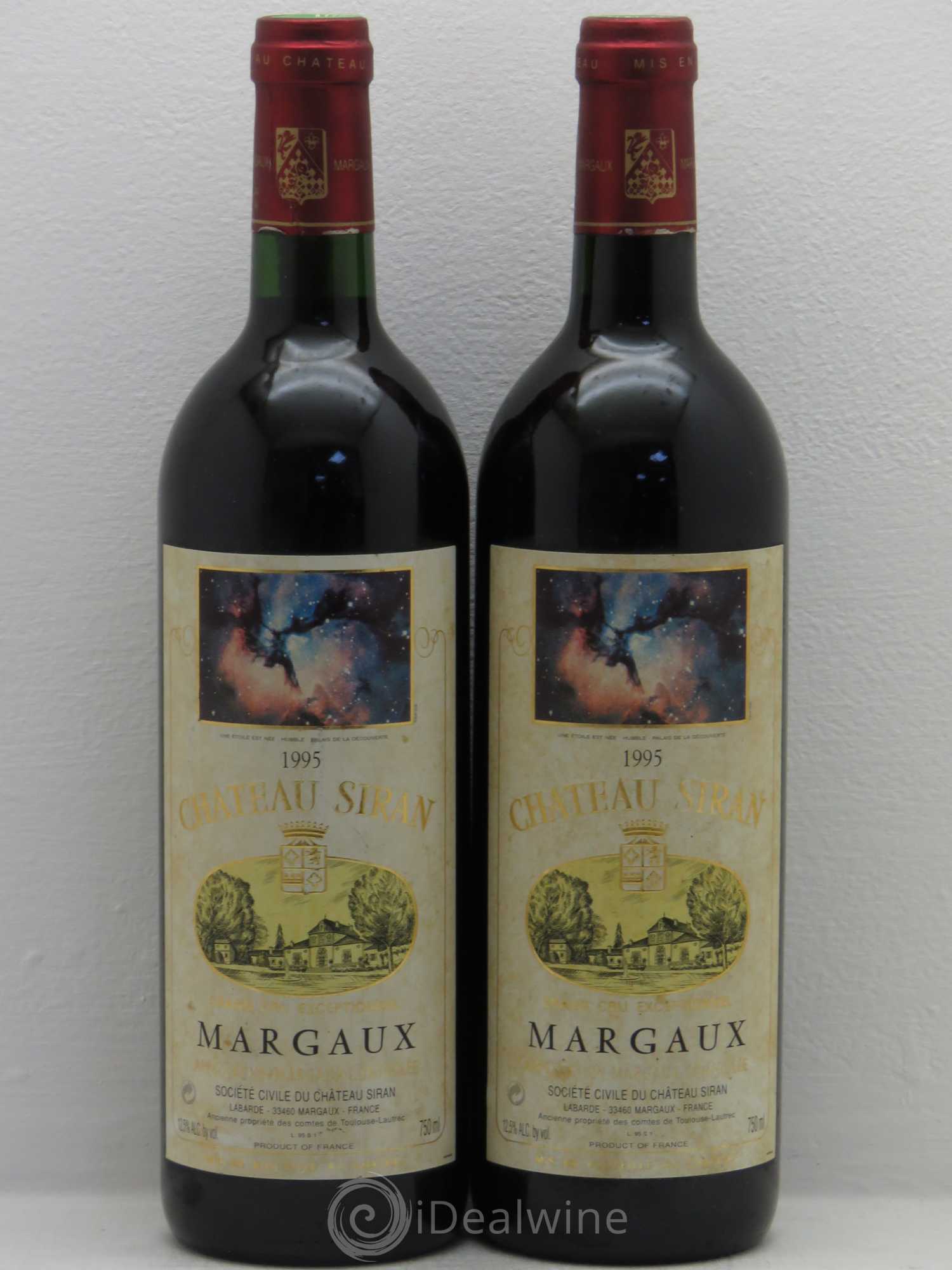 Château Siran 1995 - Lot de 2 bouteilles - 0