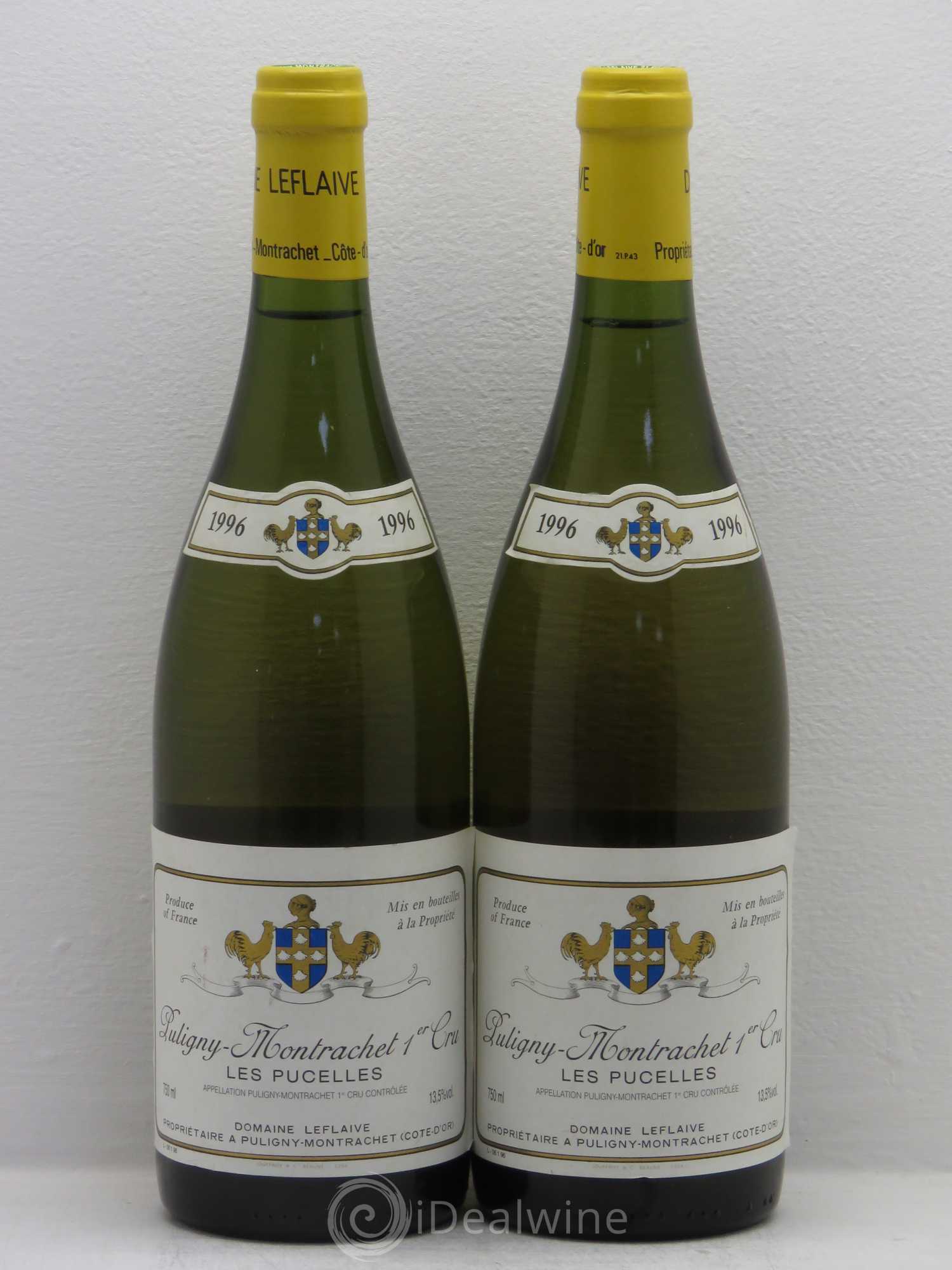 Puligny-Montrachet 1er Cru Les Pucelles Leflaive (Domaine) 1996 - Lot de 2 bouteilles - 0