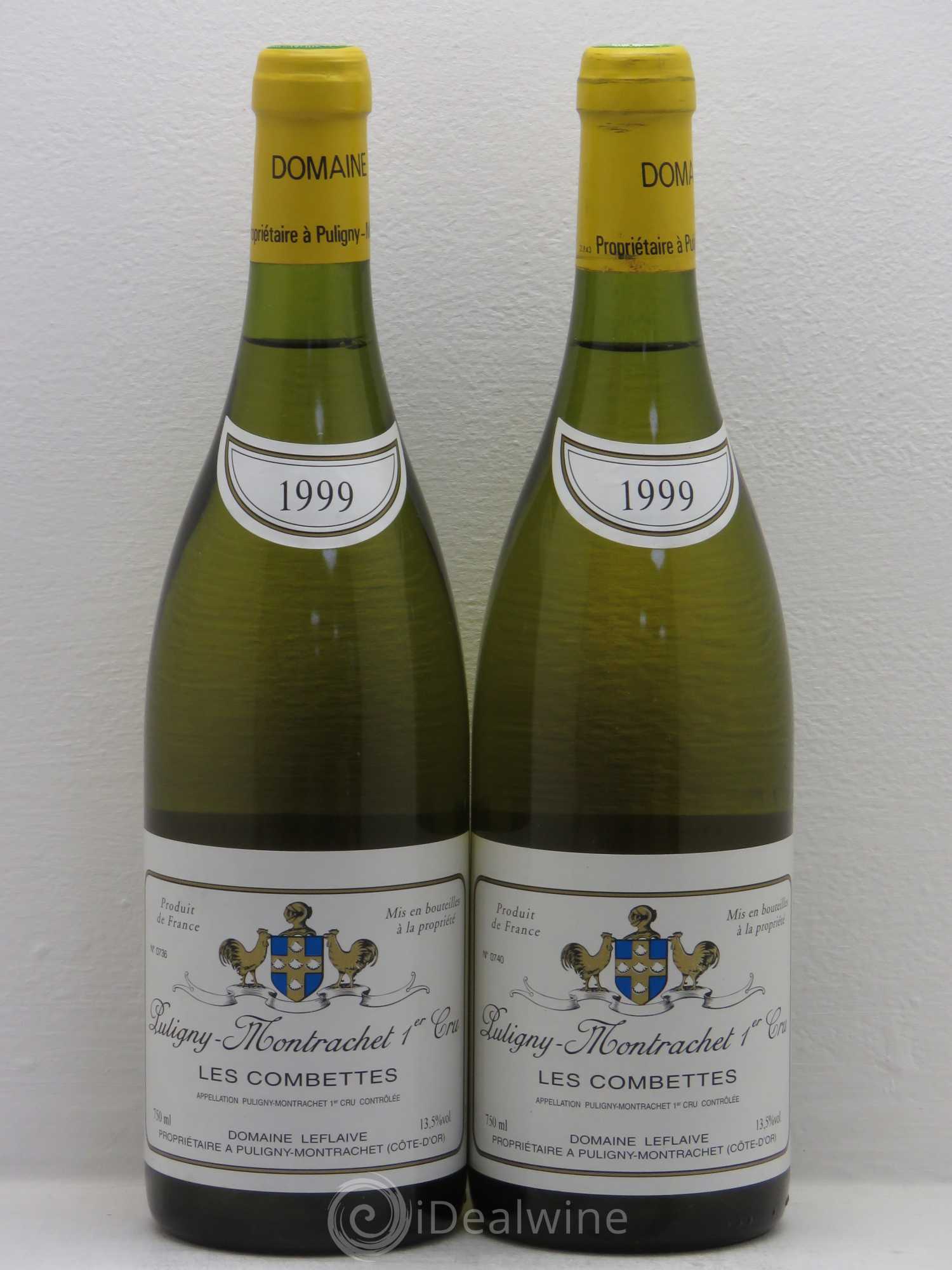 Puligny-Montrachet 1er Cru Les Combettes Leflaive (Domaine) 1999 - Lot de 2 bouteilles - 0