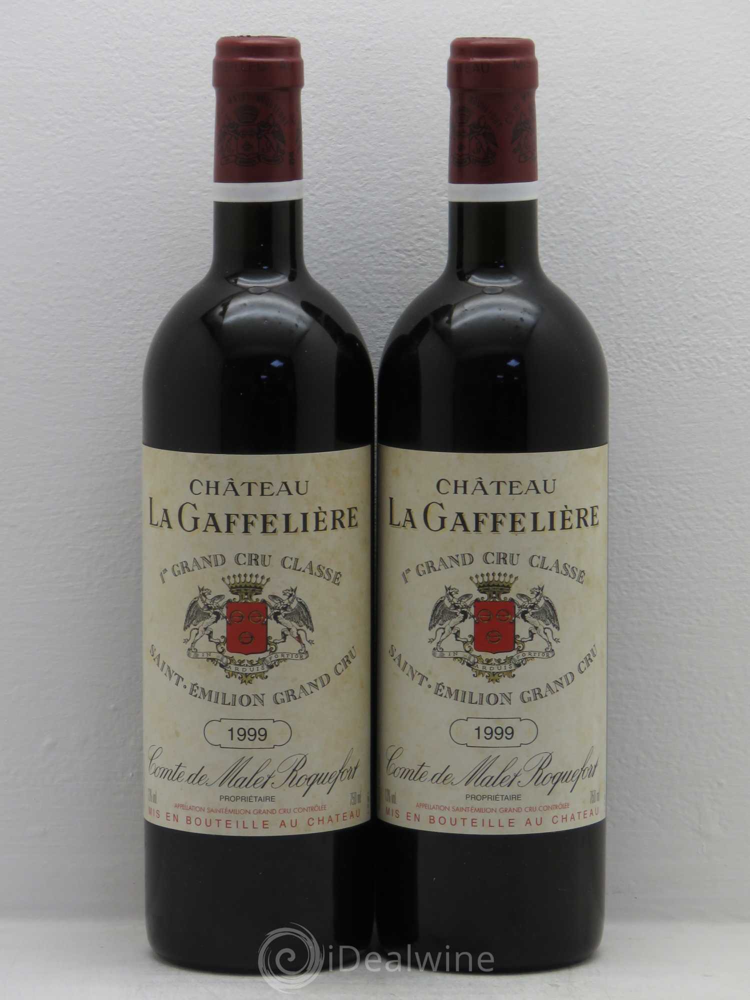 Château la Gaffelière 1er Grand Cru Classé B 1999 - Lot de 2 bouteilles - 0