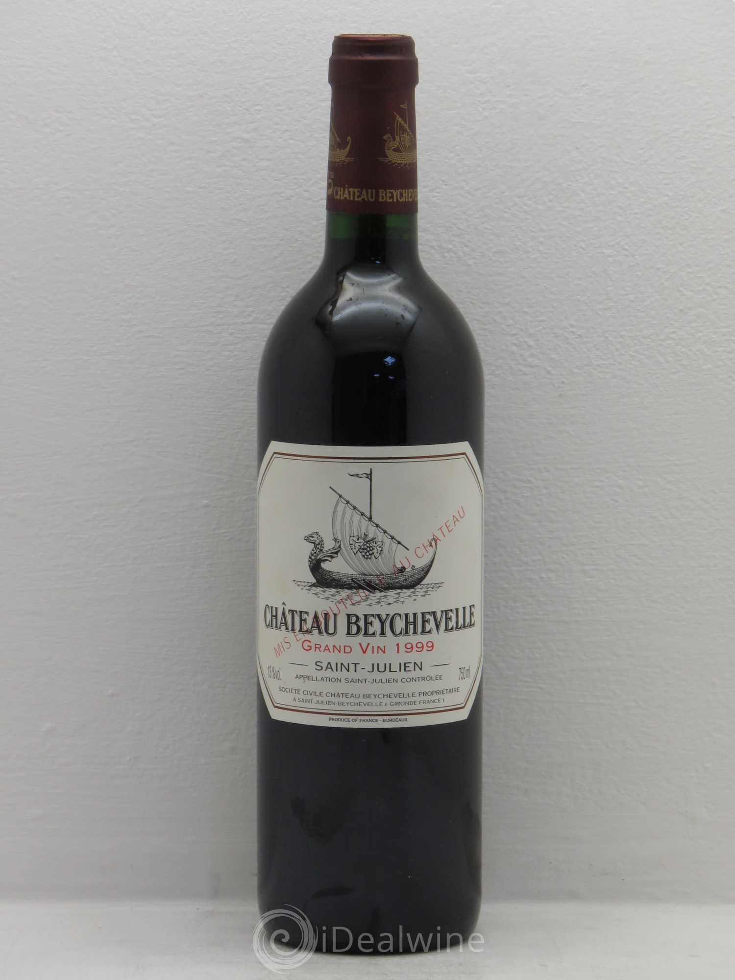 Château Beychevelle 4ème Grand Cru Classé 1999 - Lot de 1 bouteille - 0