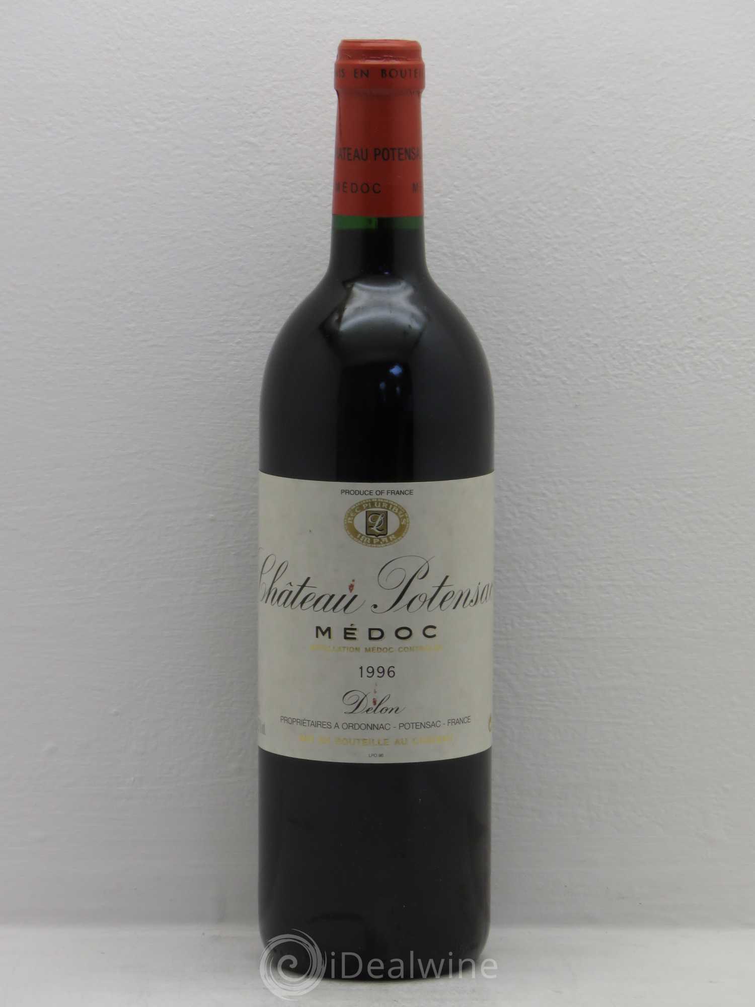 Château Potensac 1996 - Lot de 1 bouteille - 0