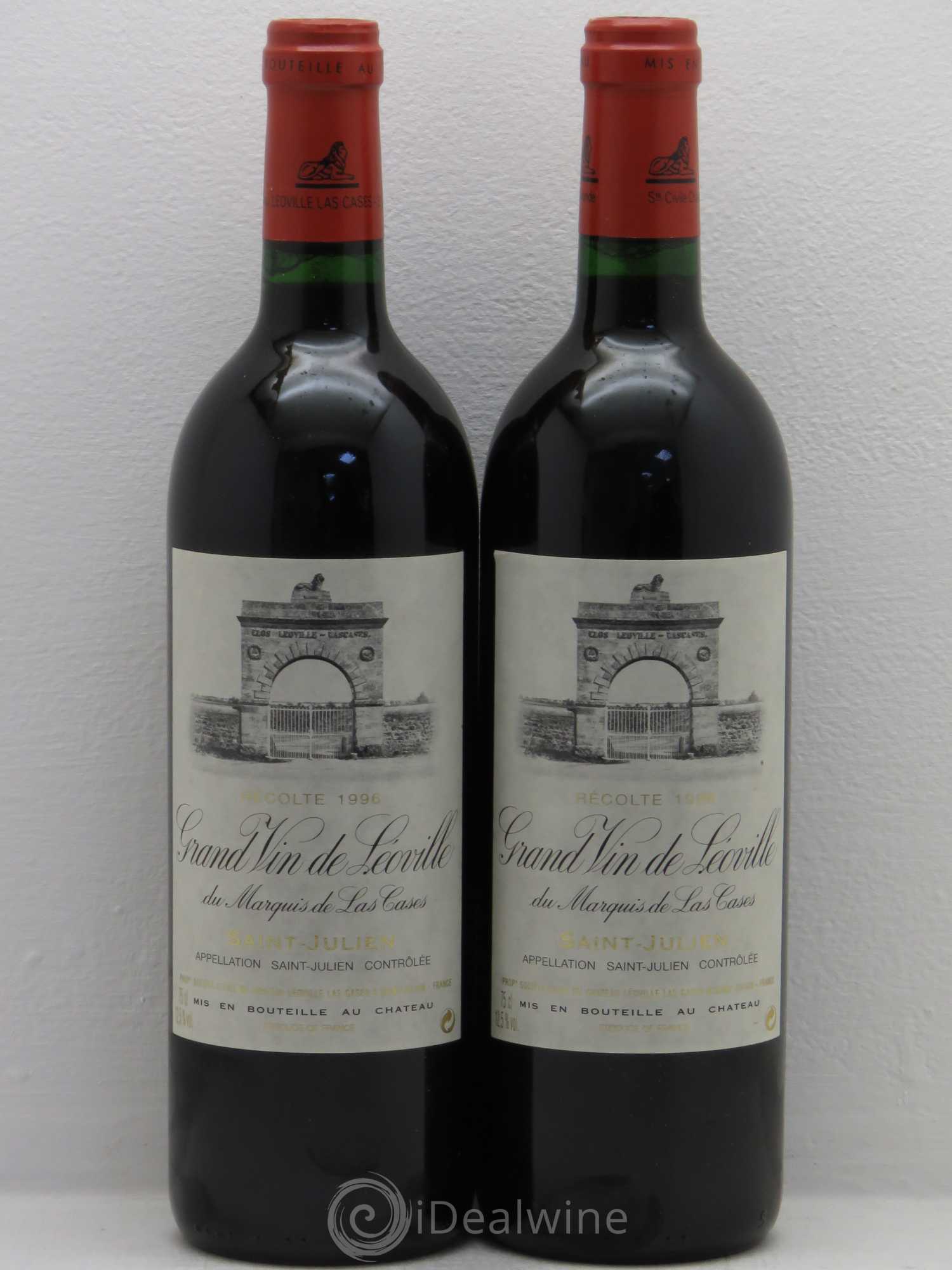 Château Léoville Las Cases 2ème Grand Cru Classé 1996 - Lot de 2 bouteilles - 0