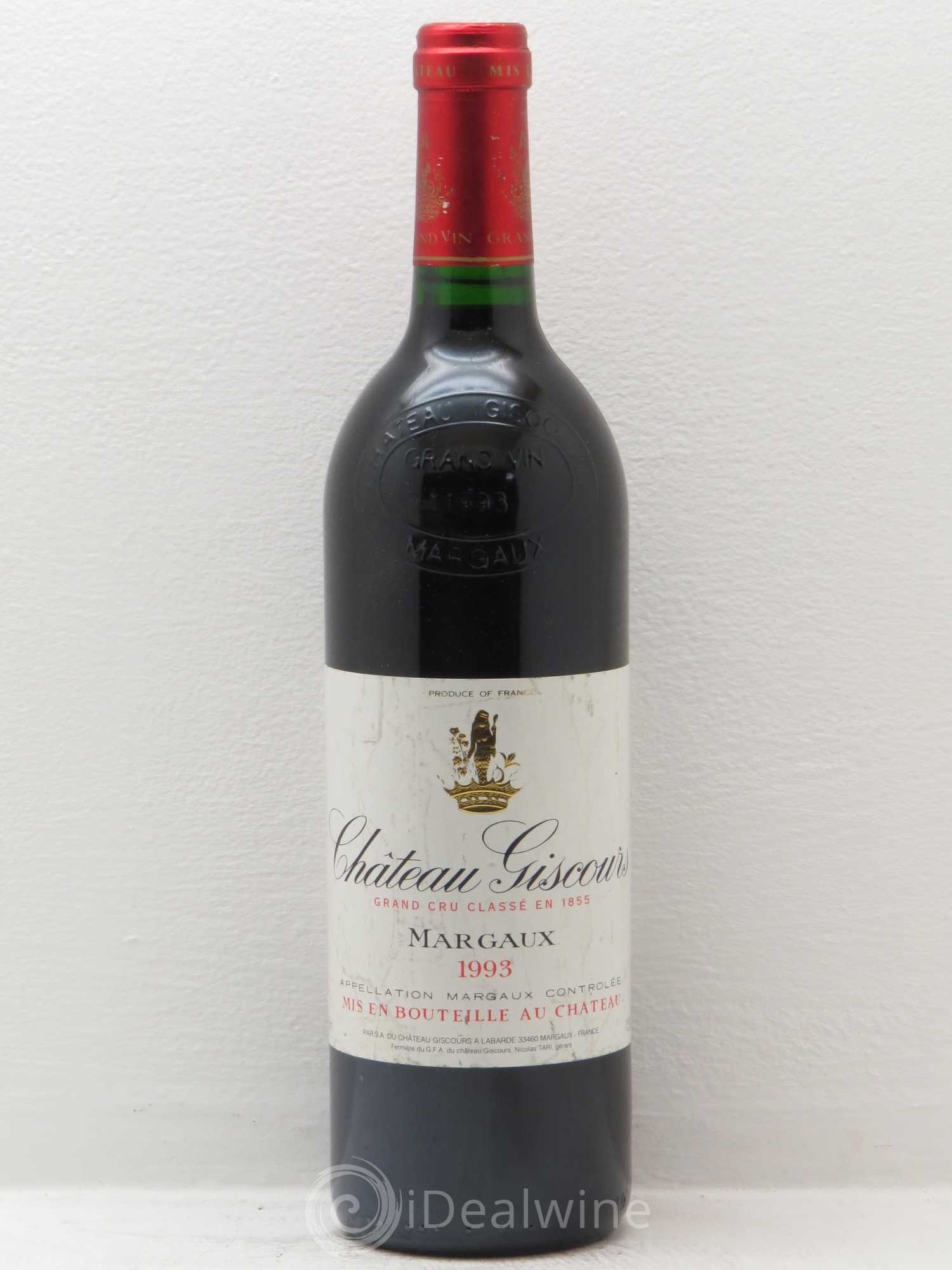 Château Giscours 3ème Grand Cru Classé 1993 - Lot de 1 bouteille - 0