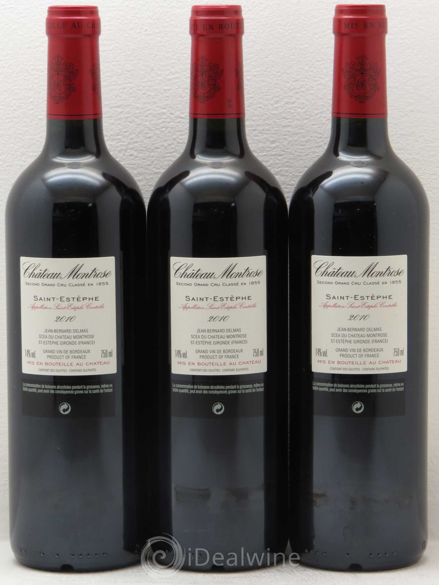 Château Montrose 2ème Grand Cru Classé 2010 - Lot de 12 bouteilles - 8