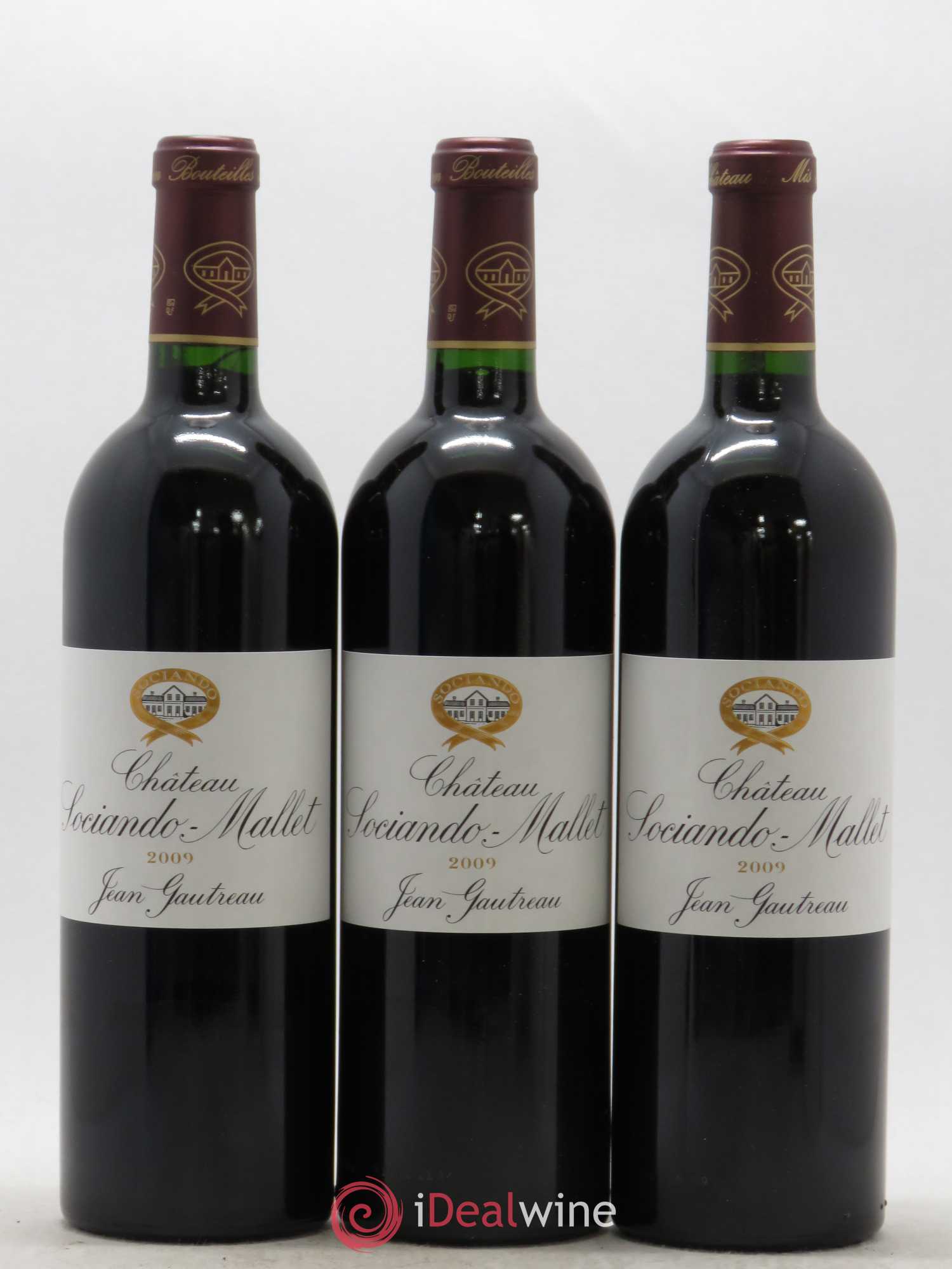 Château Sociando Mallet 2009 - Lot de 12 bouteilles - 1