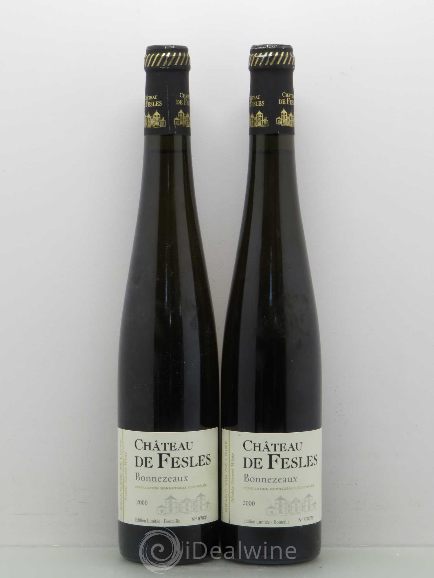 Bonnezeaux Château de Fesles 2000 - Lotto di 2 bottiglie - 0