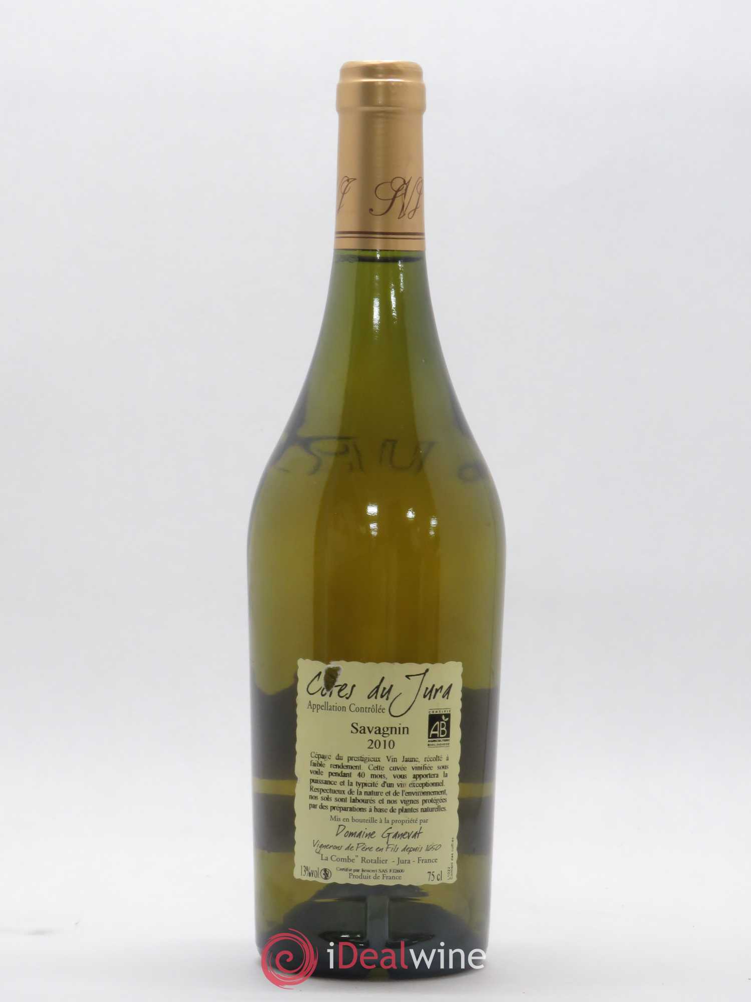 Côtes du Jura Cuvée Prestige Jean-François Ganevat (Domaine) 2010 - Lot de 1 bouteille - 1