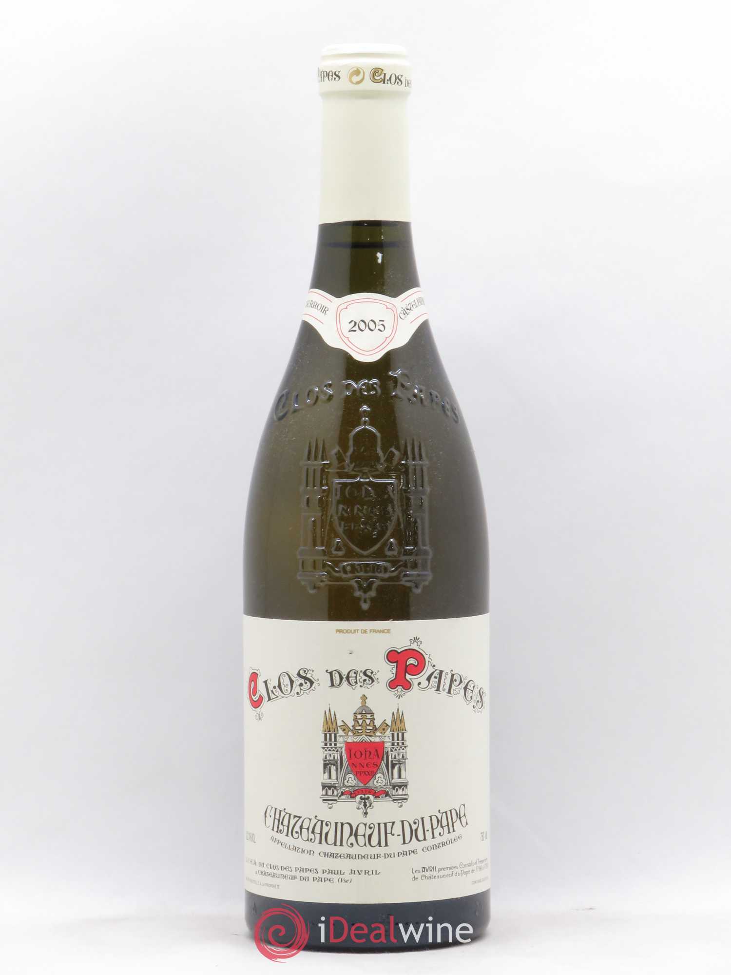 Châteauneuf-du-Pape Clos des Papes - Paul Avril 2005 - Posten von 1 Flasche - 0