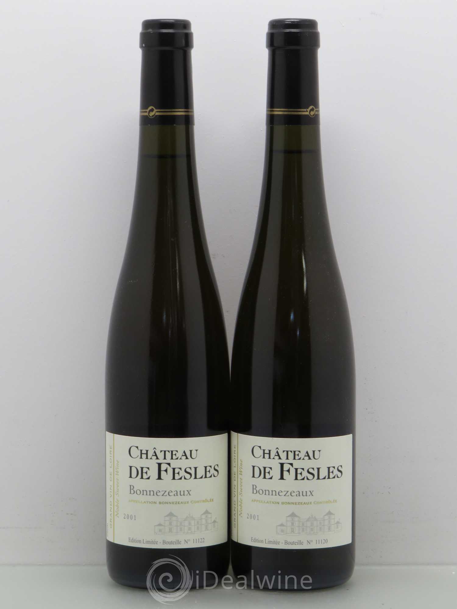 Bonnezeaux Château de Fesles 2001 - Lotto di 2 bottiglie - 0