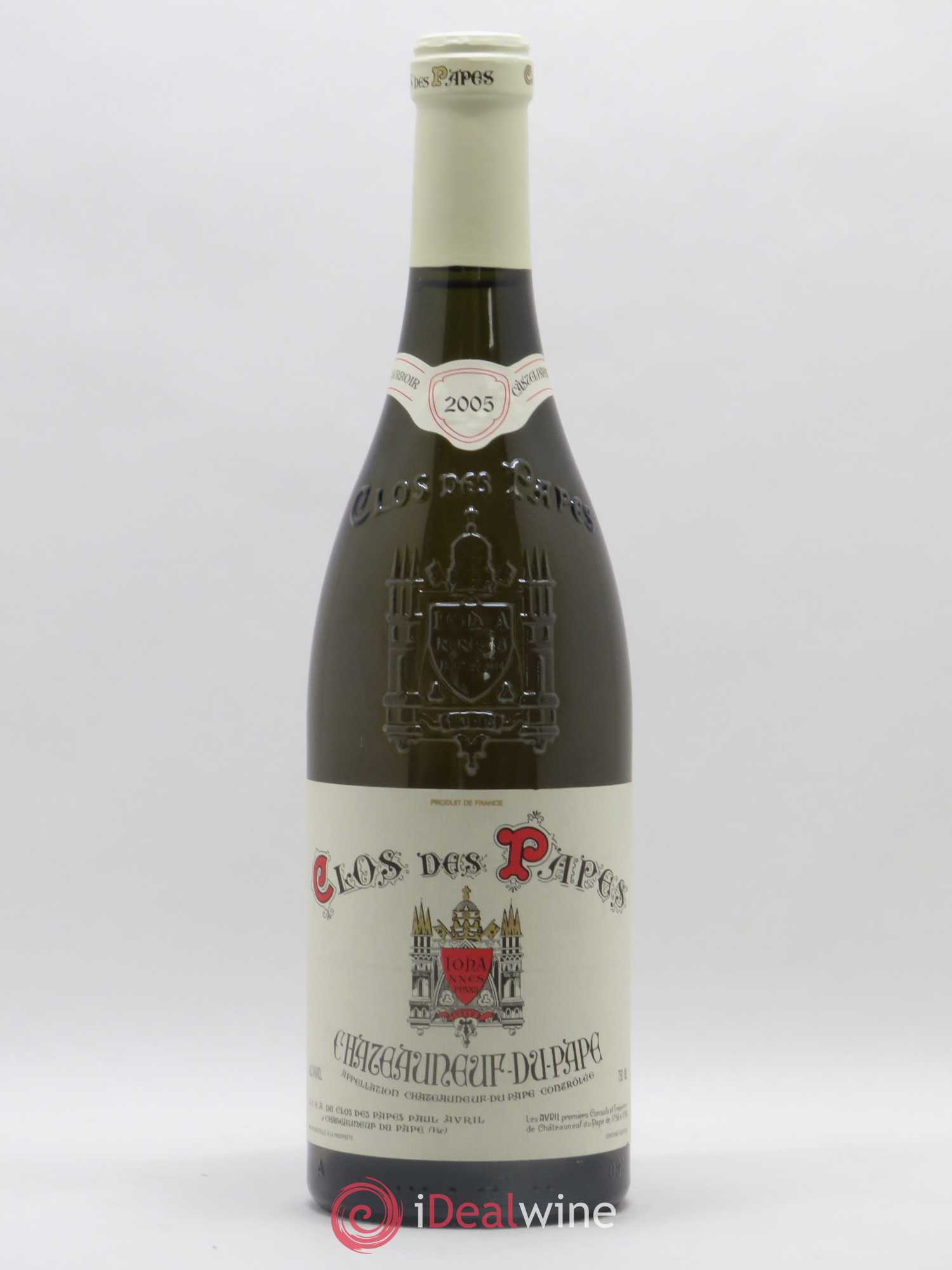Châteauneuf-du-Pape Clos des Papes - Paul Avril 2005 - Lot de 1 bouteille - 0
