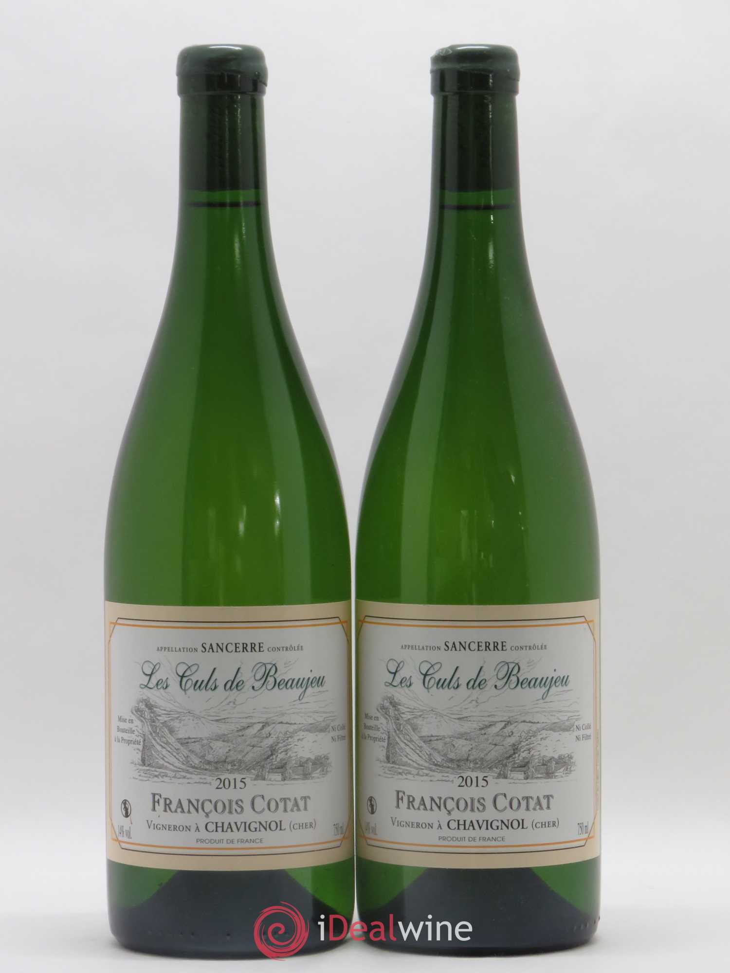 Sancerre Les Culs de Beaujeu François Cotat 2015 - Lot de 2 bouteilles - 0