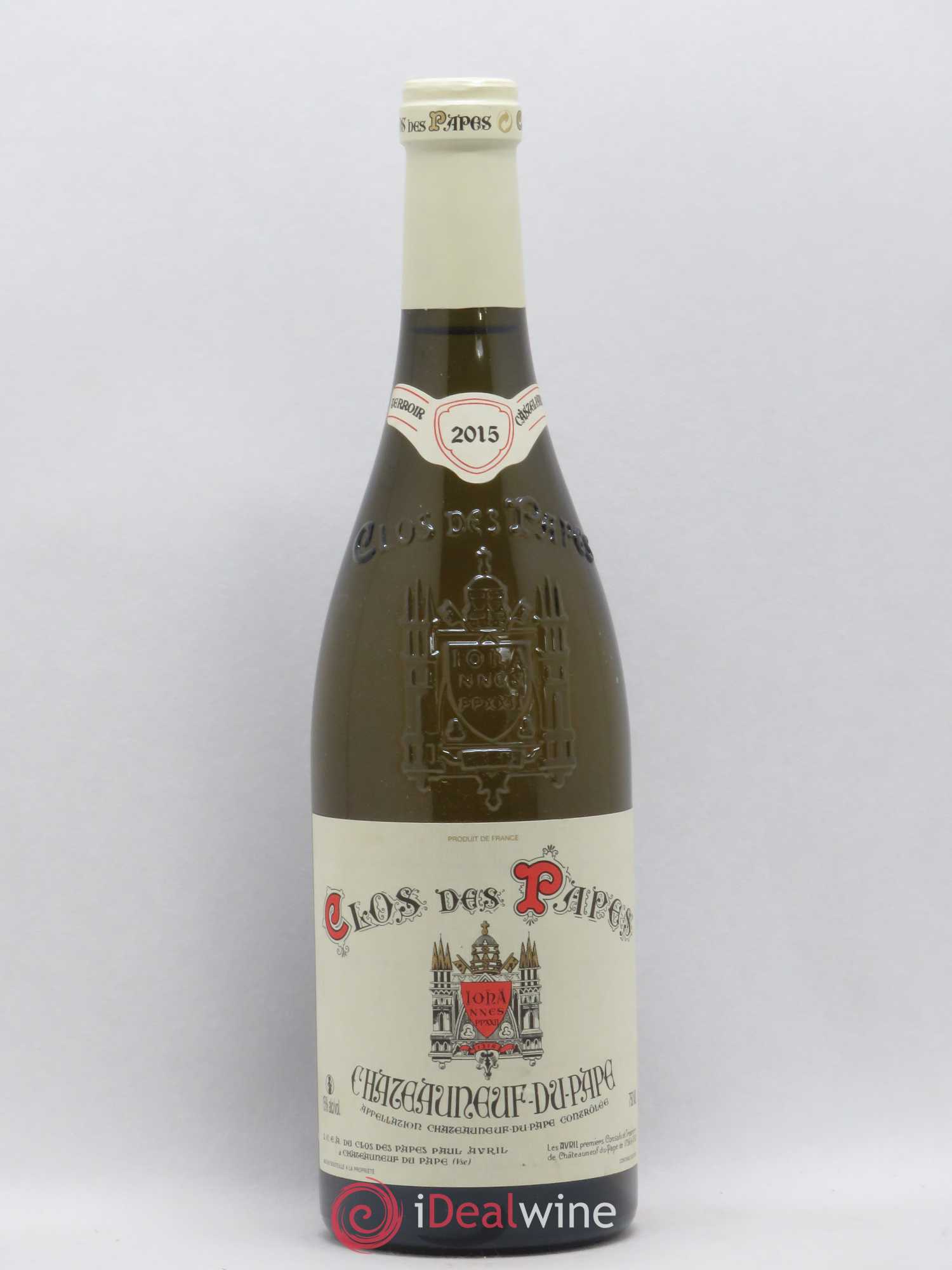 Châteauneuf-du-Pape Clos des Papes - Paul Avril 2015 - Posten von 1 Flasche - 0