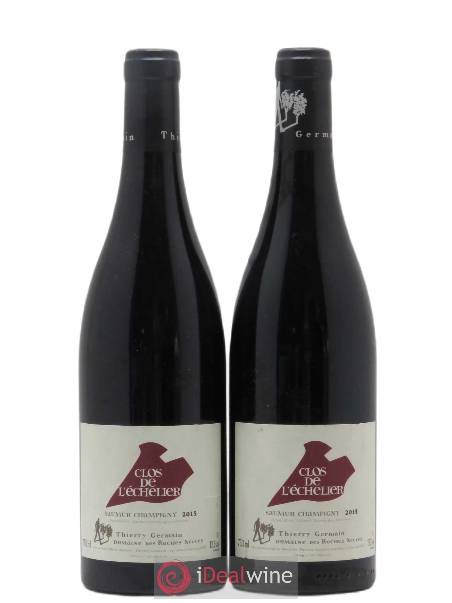 Saumur-Champigny Clos de l'Echelier Domaine des Roches Neuves - Thierry Germain 2015 - Lot de 2 bouteilles - 0