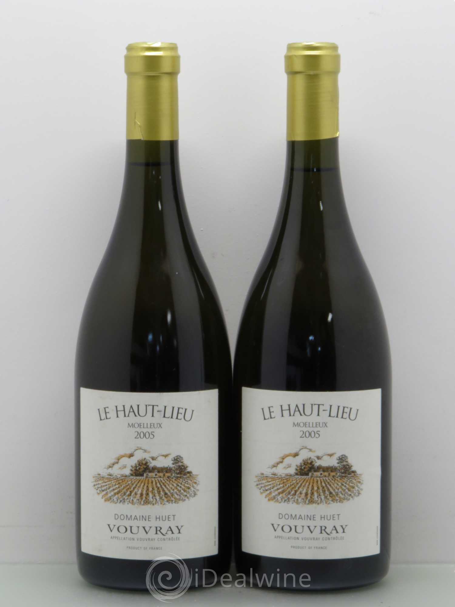 Vouvray Clos du Bourg Moelleux Domaine Huet 2005 - Lotto di 2 bottiglie - 0