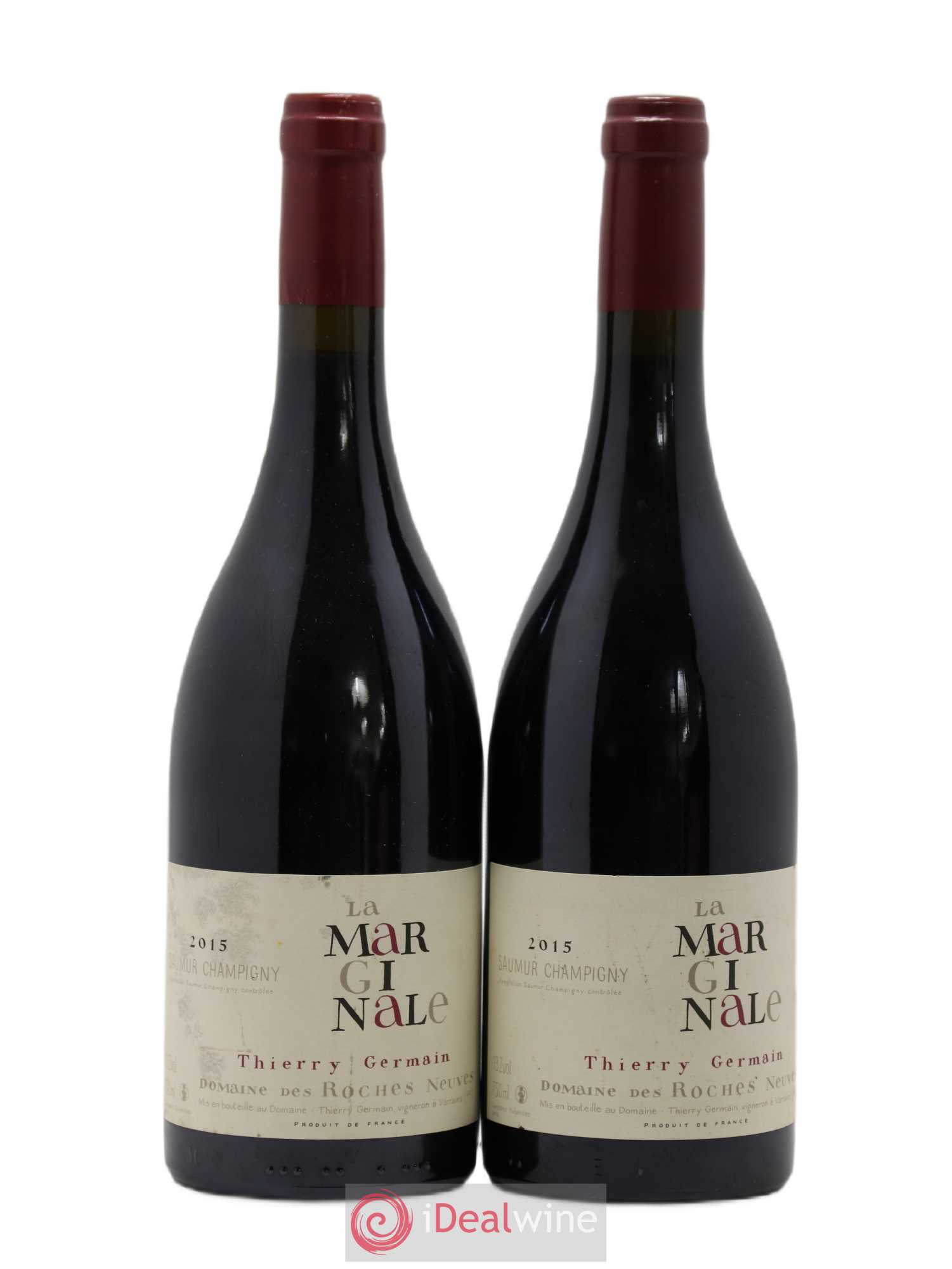 Saumur-Champigny La Marginale Domaine des Roches Neuves - Thierry Germain 2015 - Lot de 2 bouteilles - 0