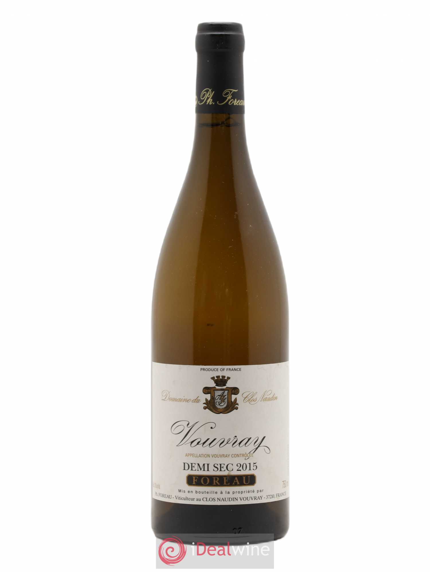 Vouvray Demi-Sec Clos Naudin - Philippe Foreau 2015 - Lot de 1 bouteille - 0