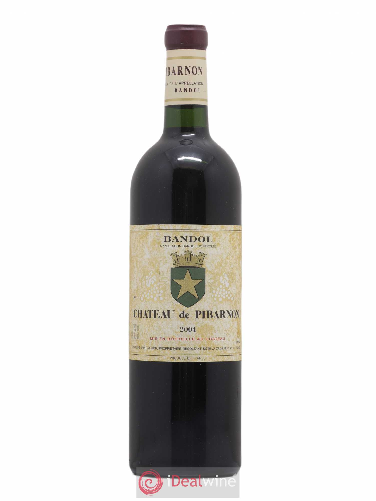 Bandol Château de Pibarnon Comte de Saint-Victor 2004 - Lot de 1 bouteille - 0