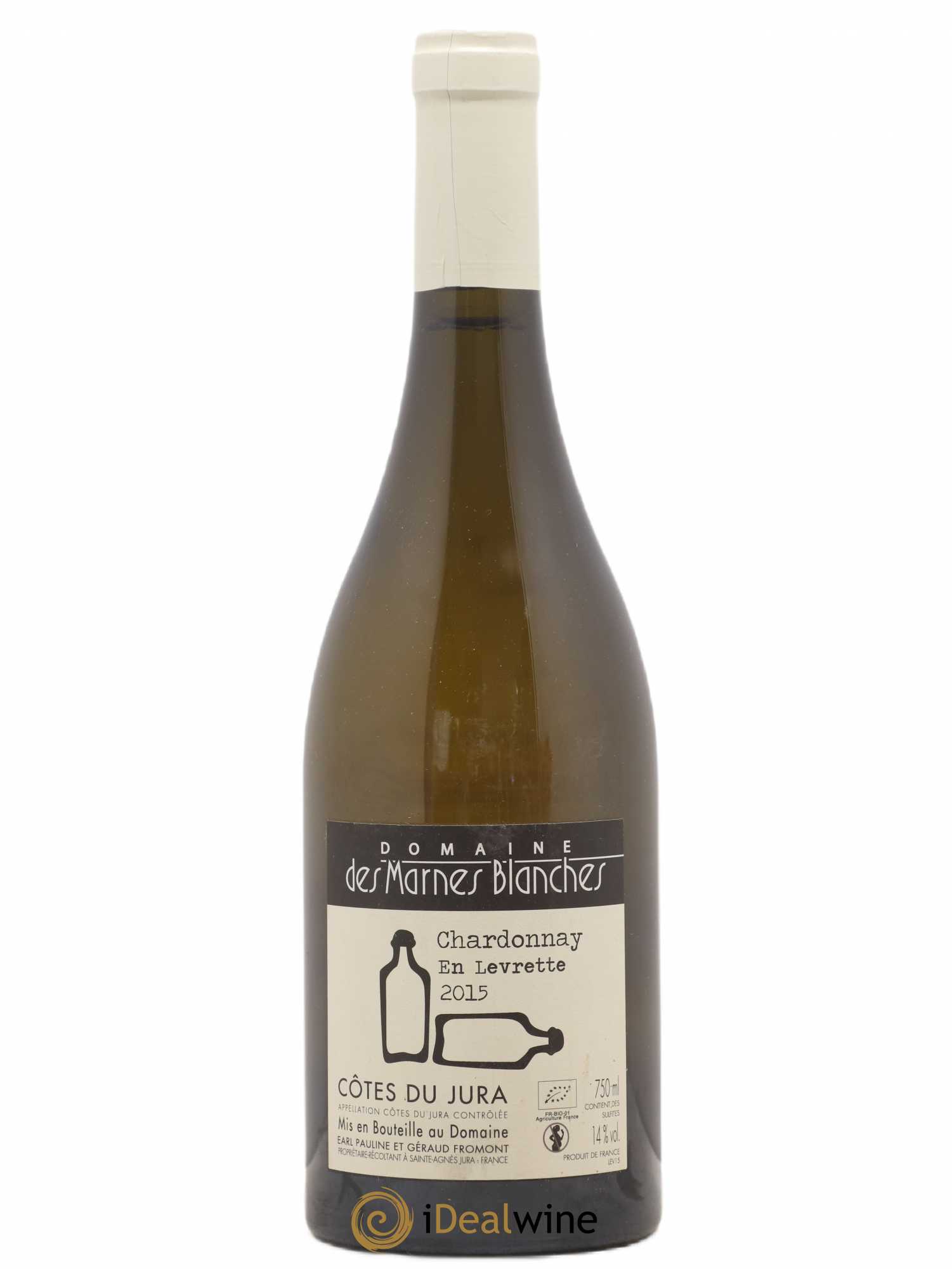 Côtes du Jura En Levrette Marnes Blanches (Domaine des) 2015 - Lot de 1 bouteille - 0