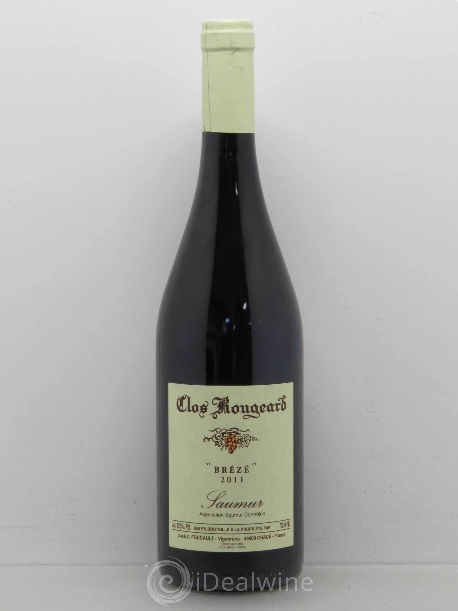 Saumur Brézé Clos Rougeard 2011 - Lot de 1 bouteille - 0