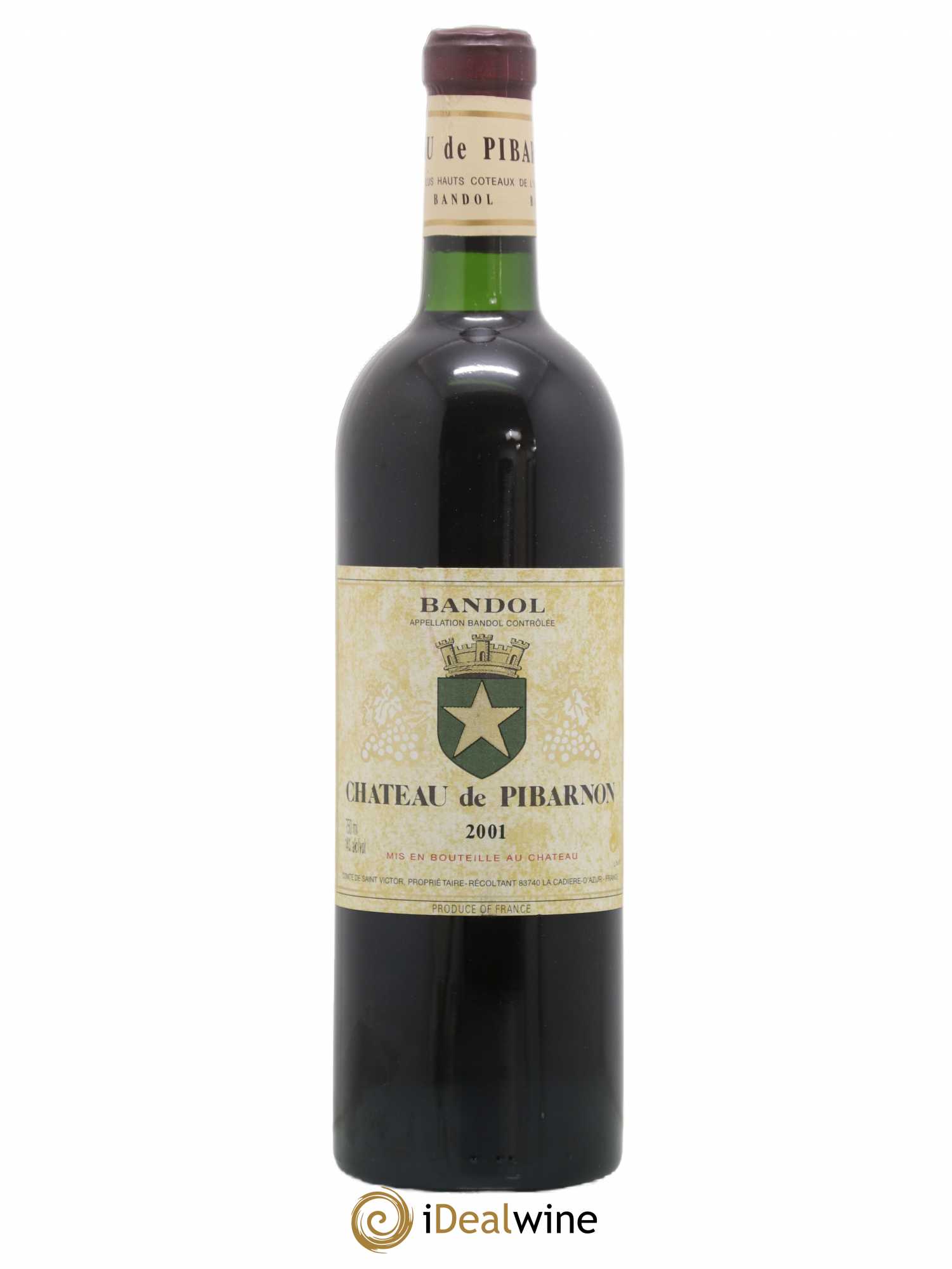Bandol Château de Pibarnon Comte de Saint-Victor 2001 - Lot de 1 bouteille - 0