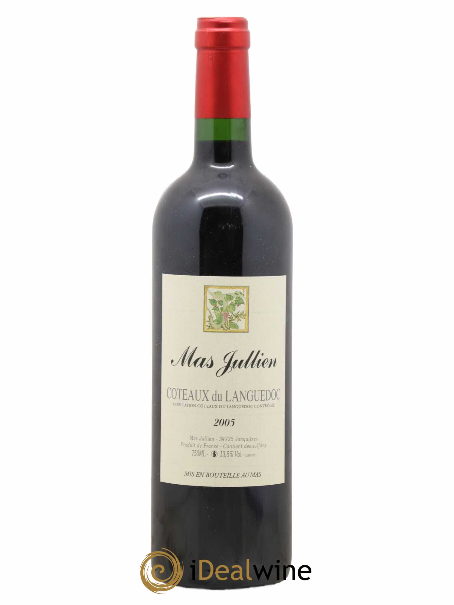 Terrasses du Larzac Mas Jullien Olivier Jullien 2005 - Lot de 1 bouteille - 0
