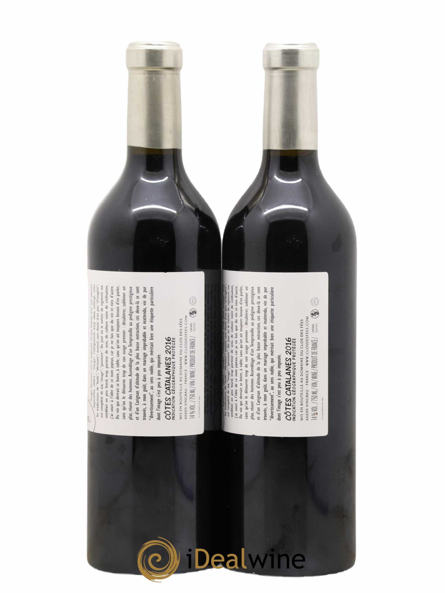 Côtes Catalanes Clos des Fées Images dérisoires Hervé Bizeul 2016 - Lot de 2 bouteilles - 1