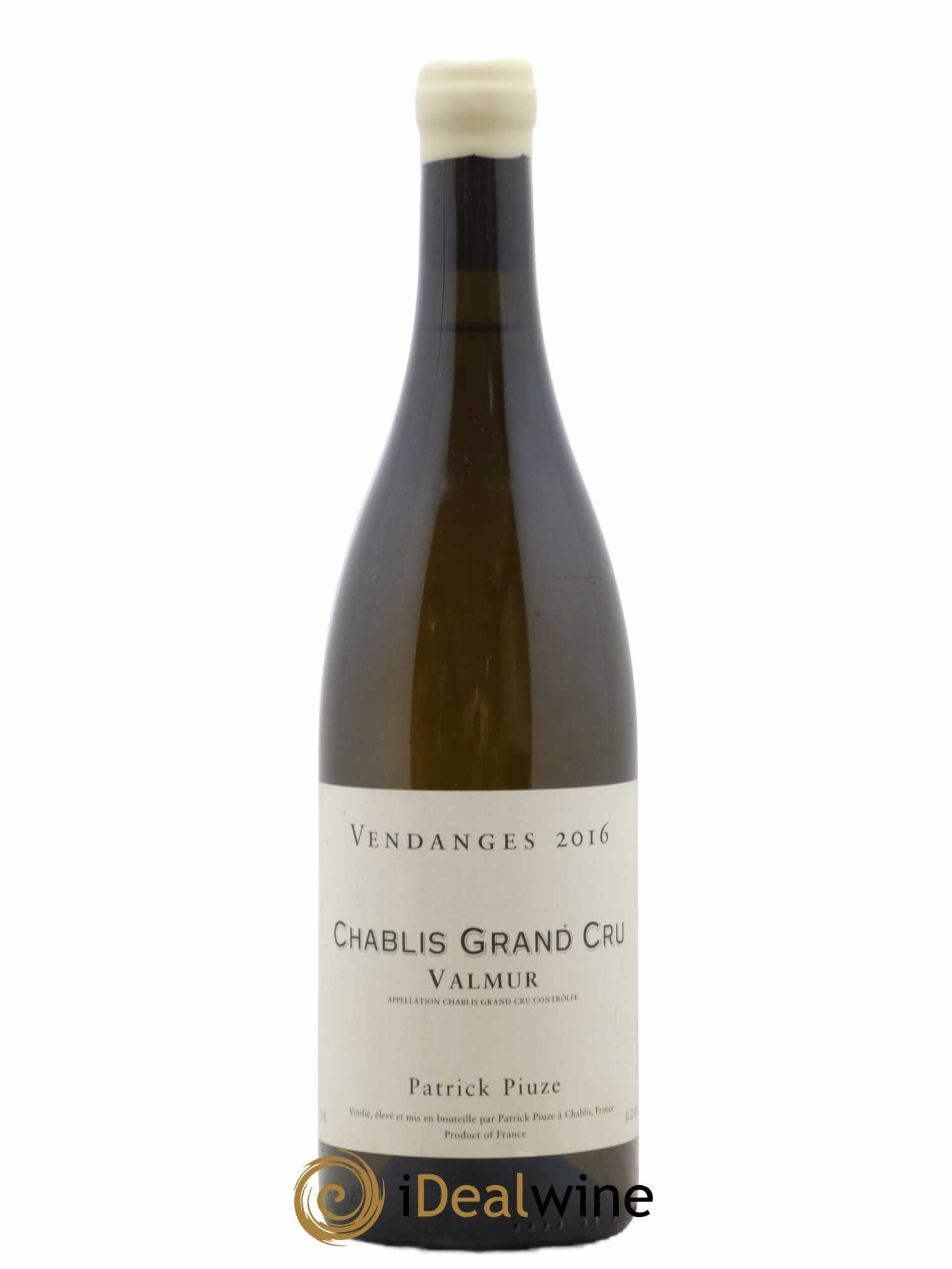 Chablis Grand Cru Valmur Patrick Piuze (Domaine) 2016 - Lot de 1 bouteille - 0