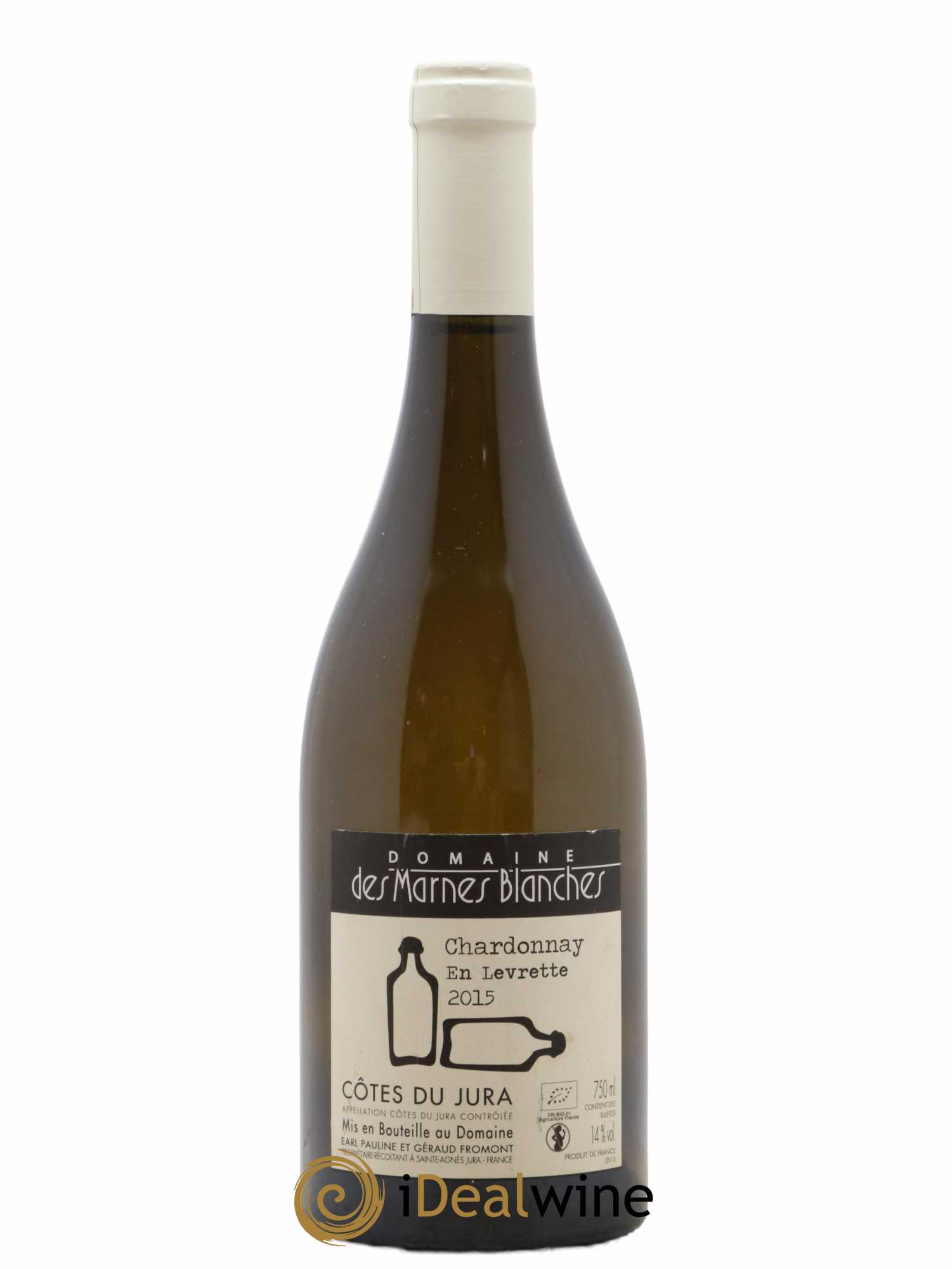 Côtes du Jura En Levrette Marnes Blanches (Domaine des) 2015 - Lot de 1 bouteille - 0