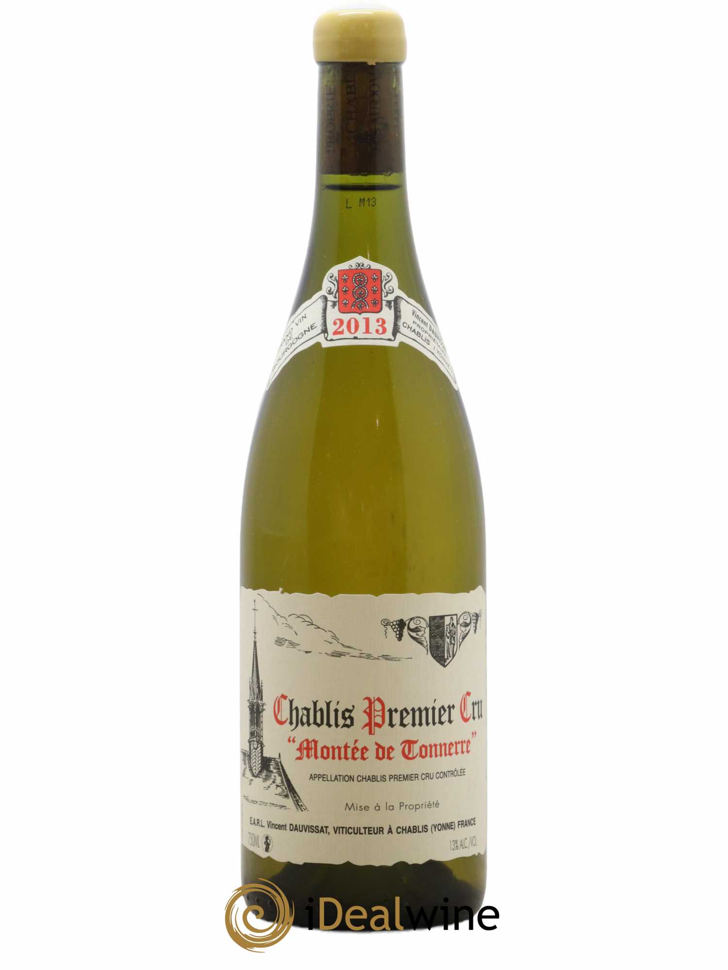 Chablis 1er Cru Montée de Tonnerre Vincent Dauvissat (Domaine) 2013 - Lot de 1 bouteille - 0
