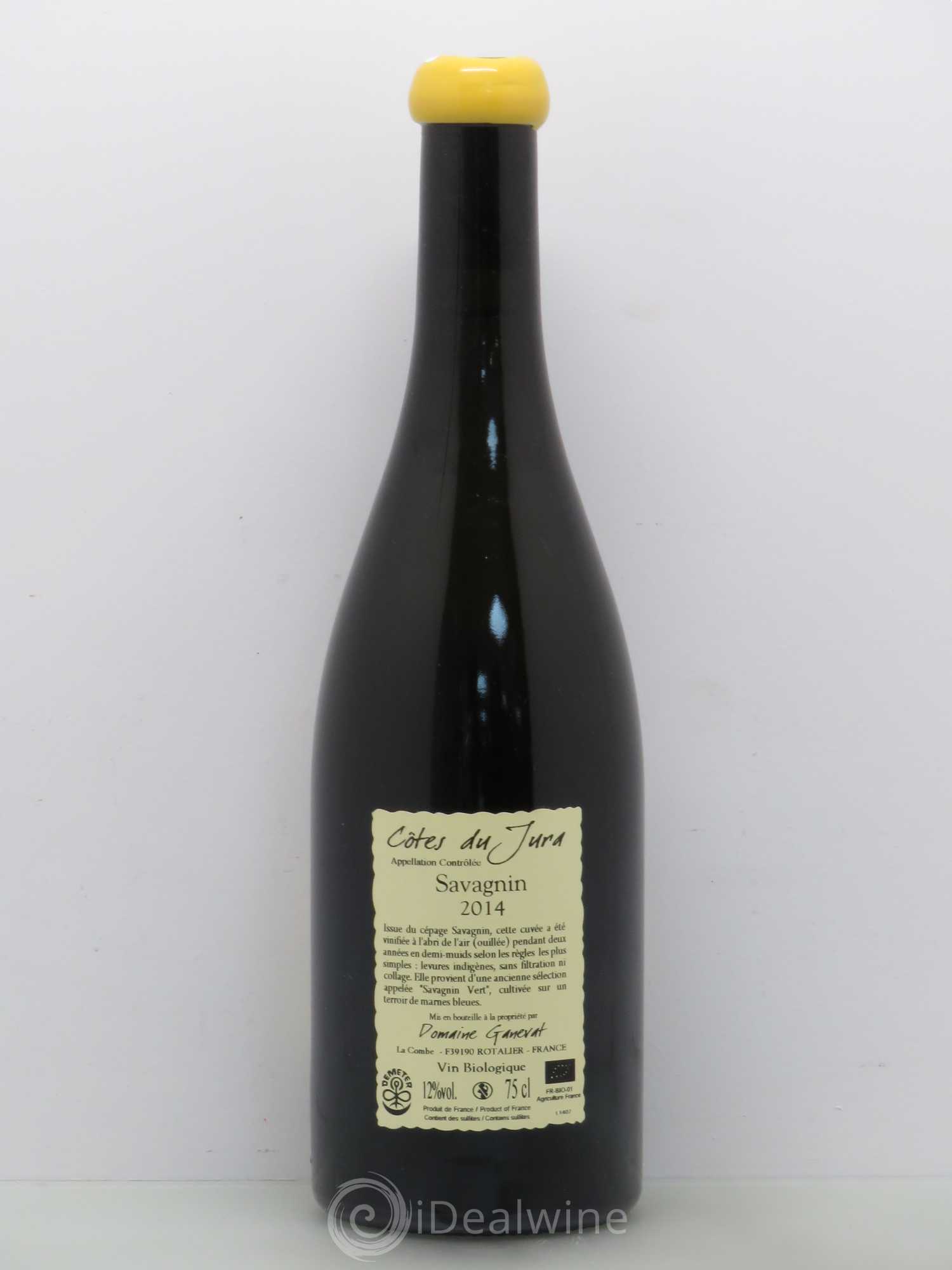 Côtes du Jura Les Chalasses Marnes Bleues Jean-François Ganevat (Domaine) 2014 - Lot de 1 bouteille - 1