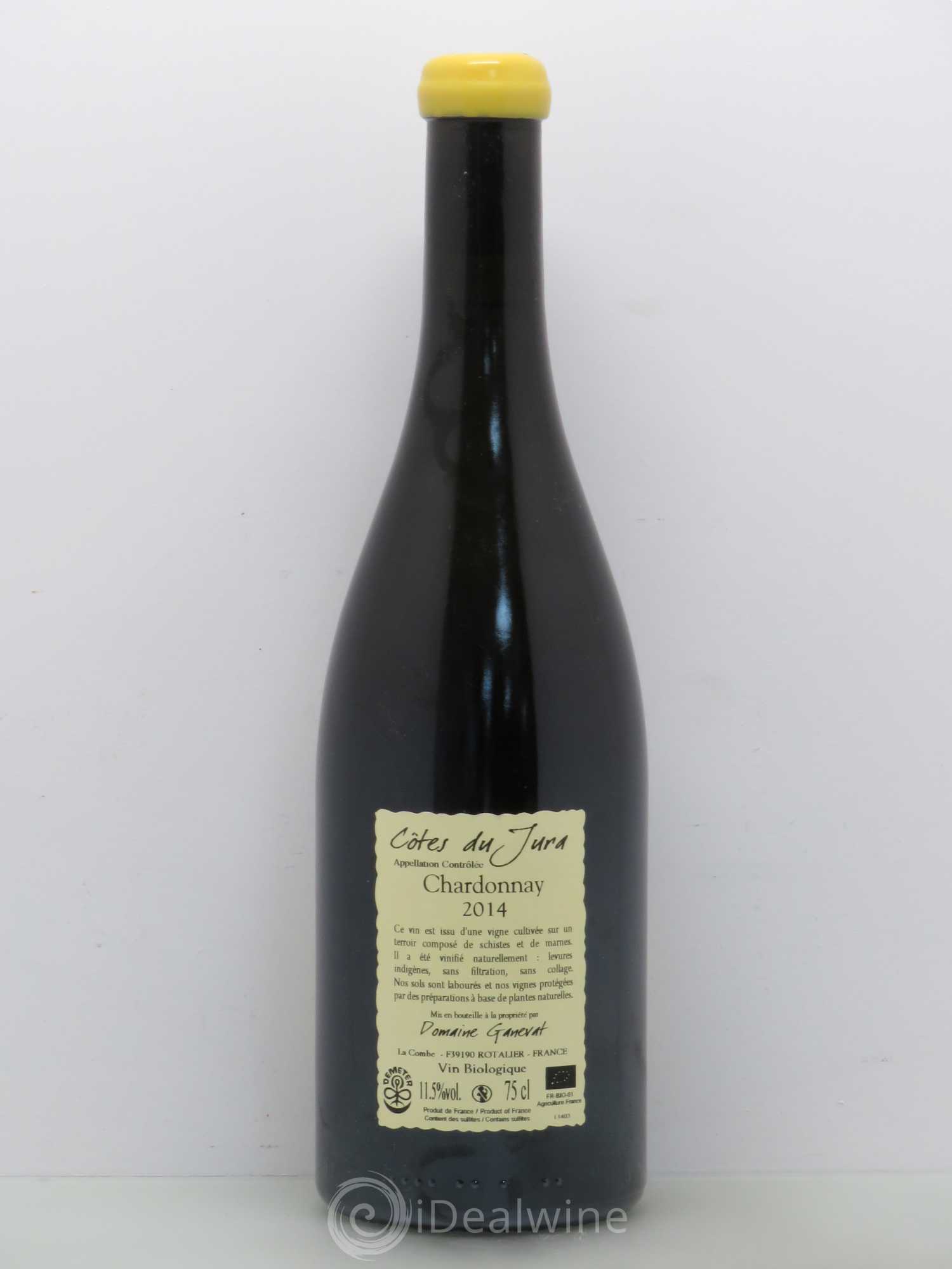 Côtes du Jura Grusse en Billat Jean-François Ganevat (Domaine) 2014 - Lot de 1 bouteille - 1