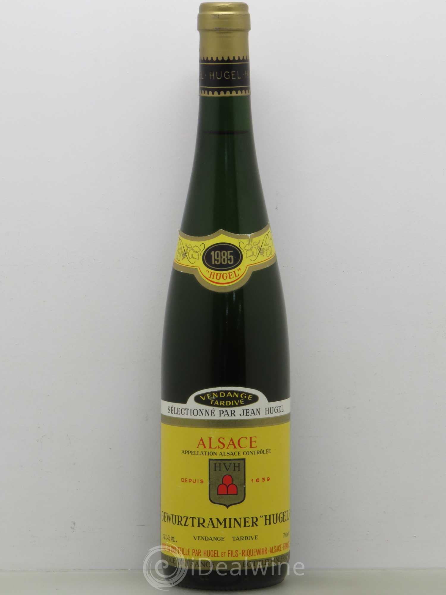 Gewurztraminer Vendanges Tardives Hugel (Domaine) 1985 - Lot de 1 bouteille - 0
