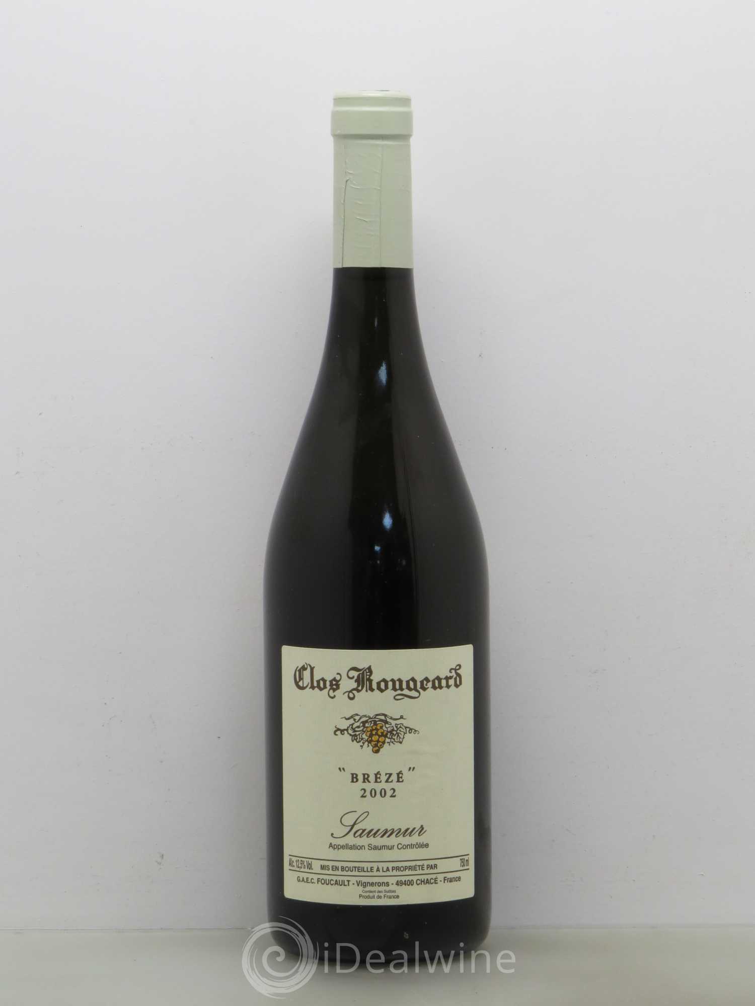 Saumur Brézé Clos Rougeard 2002 - Lot de 1 bouteille - 0