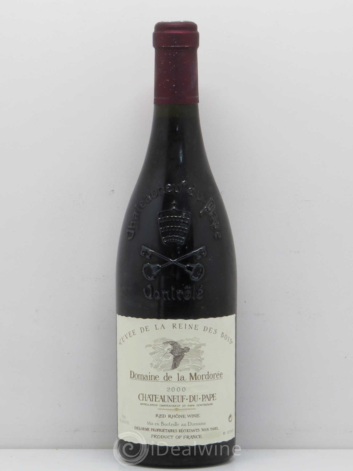 Châteauneuf-du-Pape Cuvée de la Reine des Bois La Mordorée (Domaine de) 2000 - Lot de 1 bouteille - 0