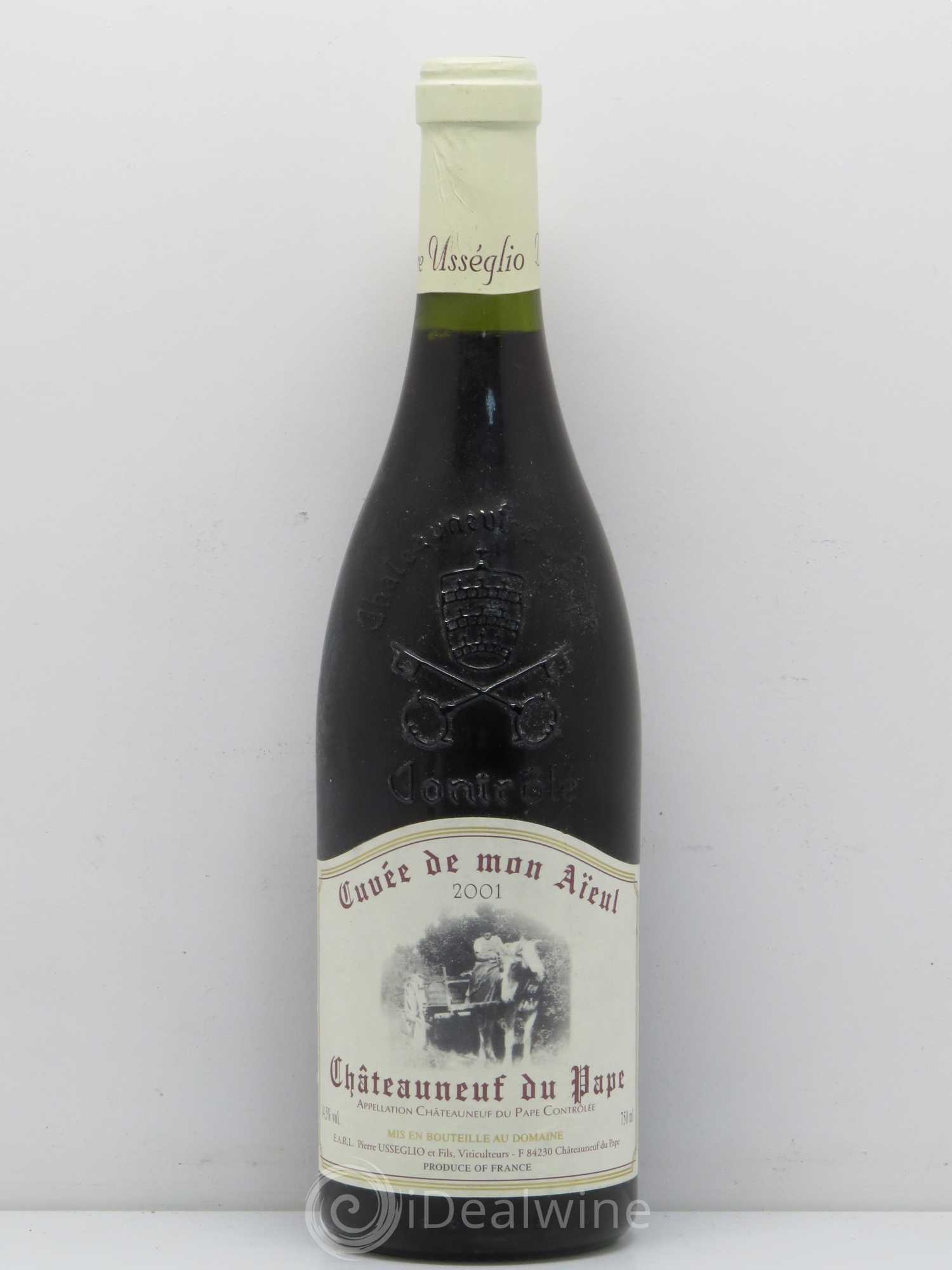 Châteauneuf-du-Pape Cuvée de mon Aïeul Pierre Usseglio & Fils 2001 - Lot de 1 bouteille - 0