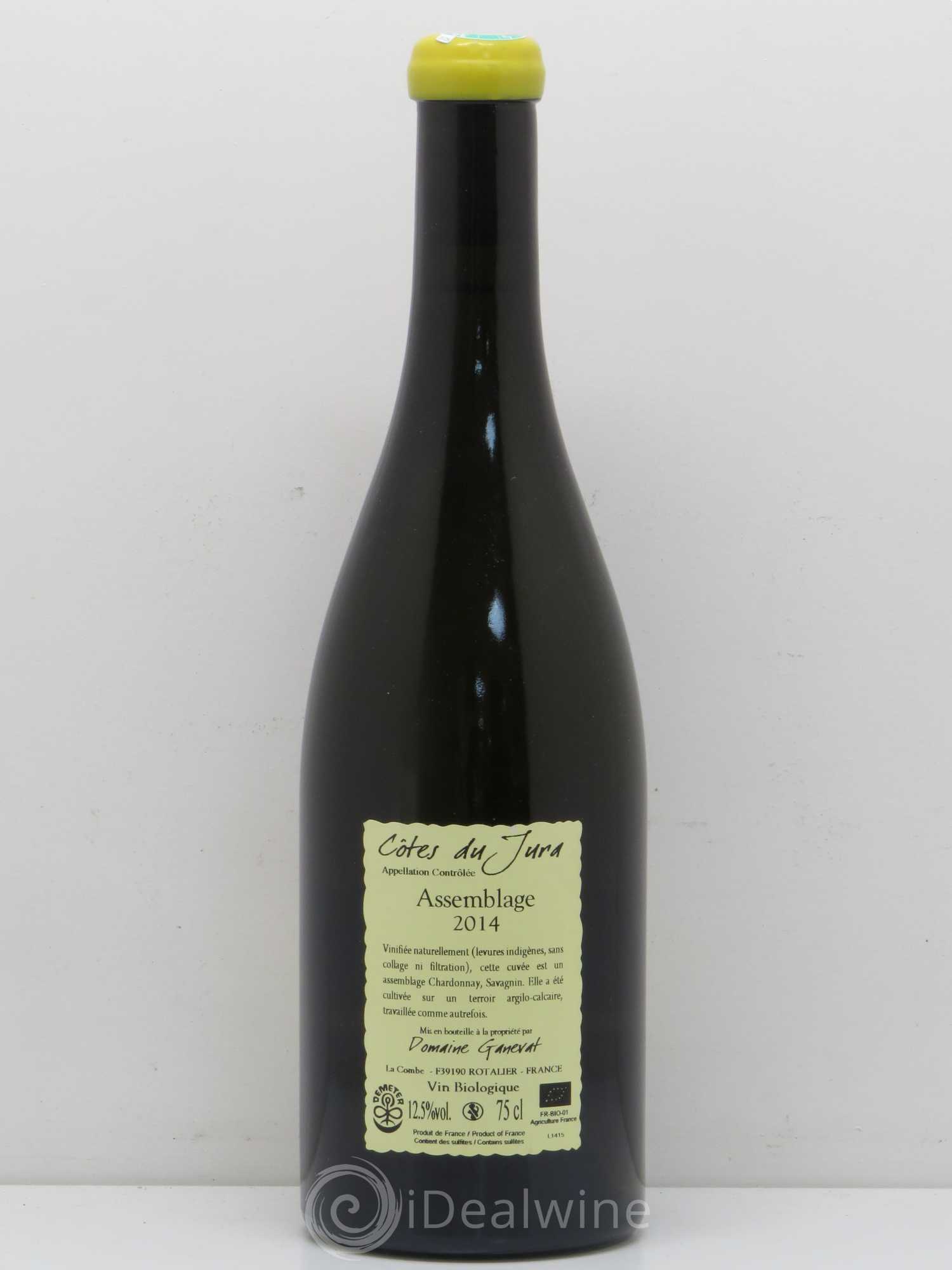 Côtes du Jura Cuvée Orégane Jean-François Ganevat (Domaine) 2014 - Lot de 1 bouteille - 1
