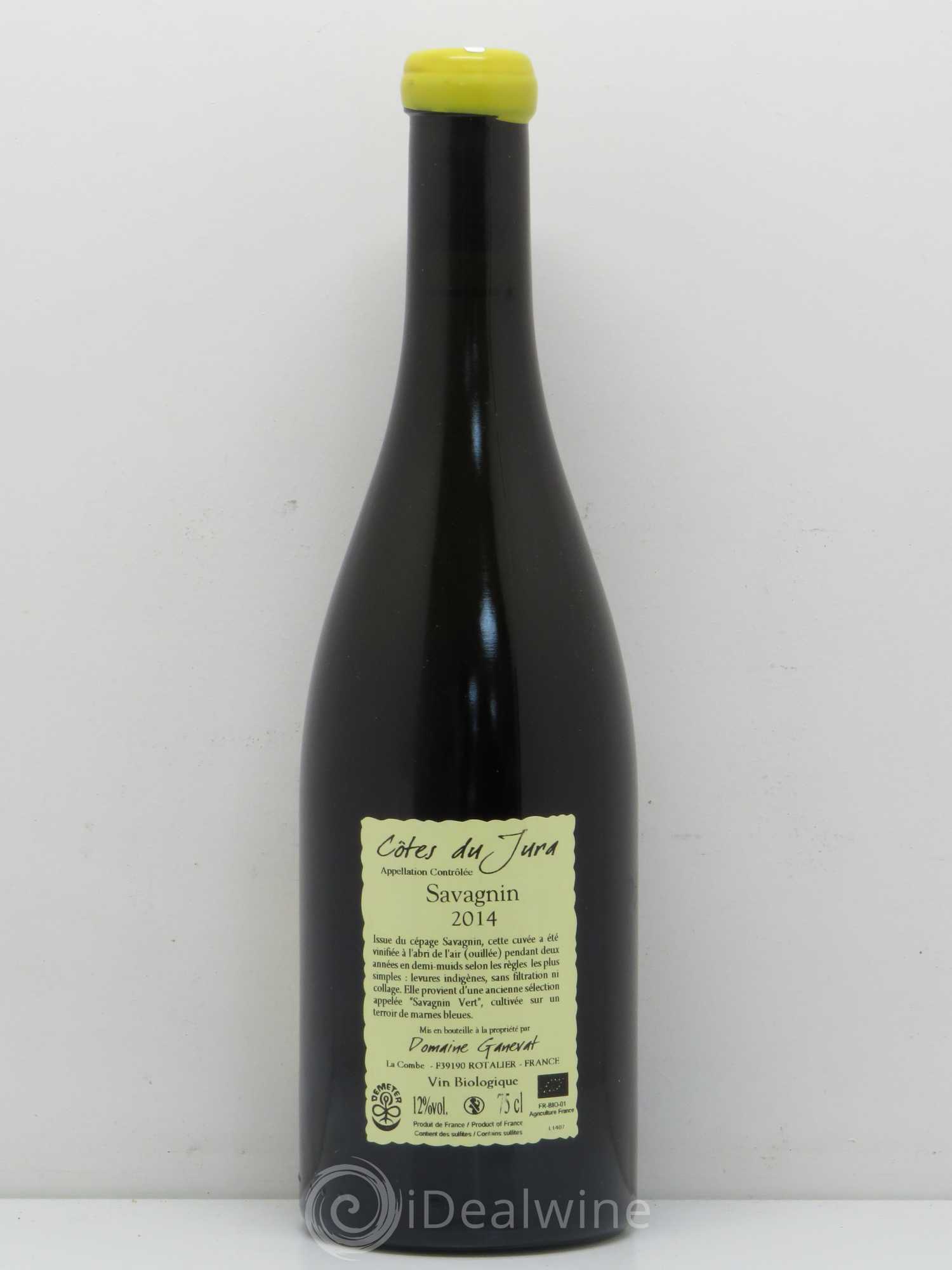 Côtes du Jura Les Chalasses Marnes Bleues Jean-François Ganevat (Domaine) 2014 - Lot de 1 bouteille - 1