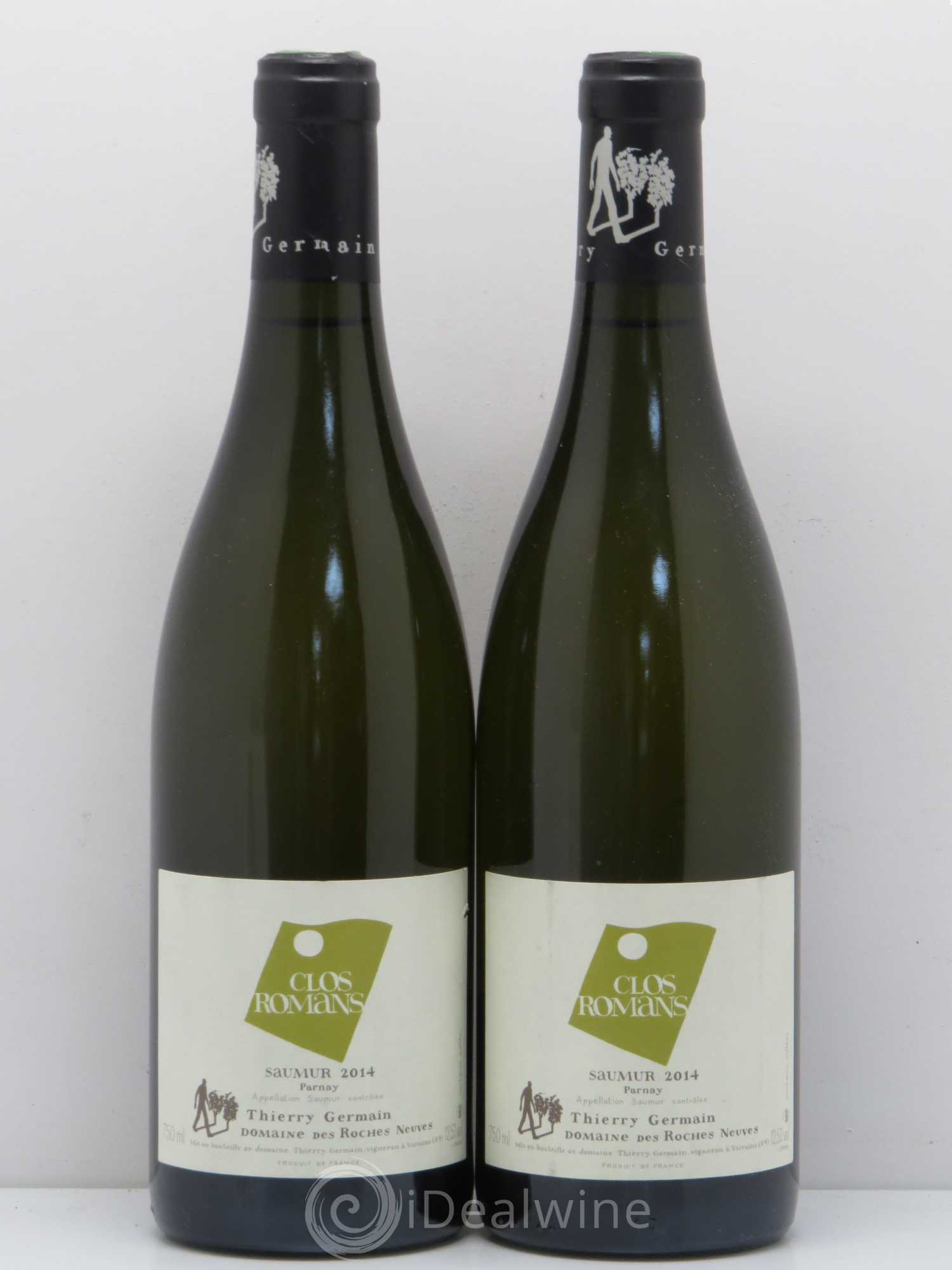 Saumur Clos Romans Domaine des Roches Neuves - Thierry Germain 2014 - Lot de 2 bouteilles - 0