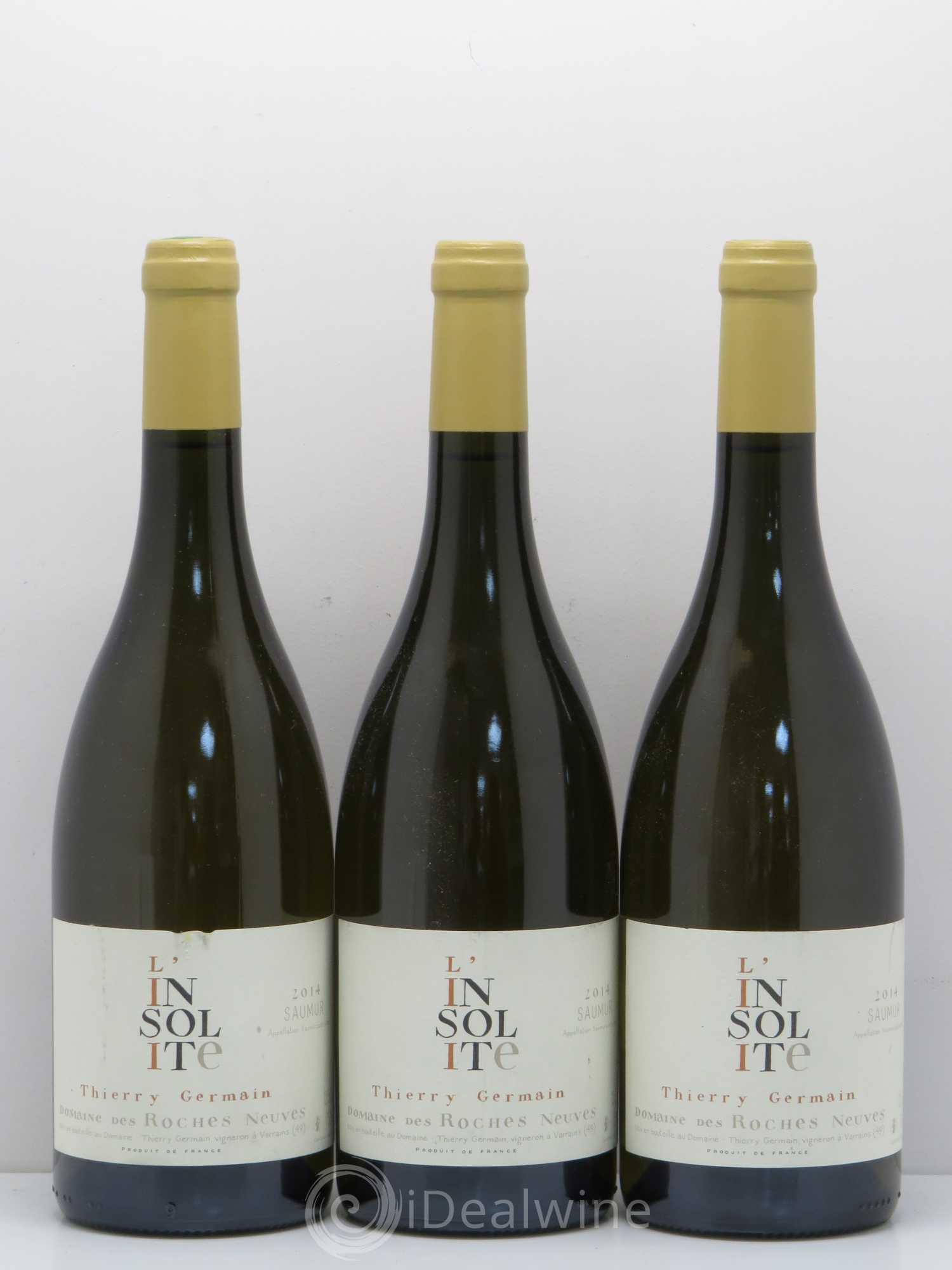 Saumur Insolite Domaine des Roches Neuves - Thierry Germain 2014 - Lot de 3 bouteilles - 0