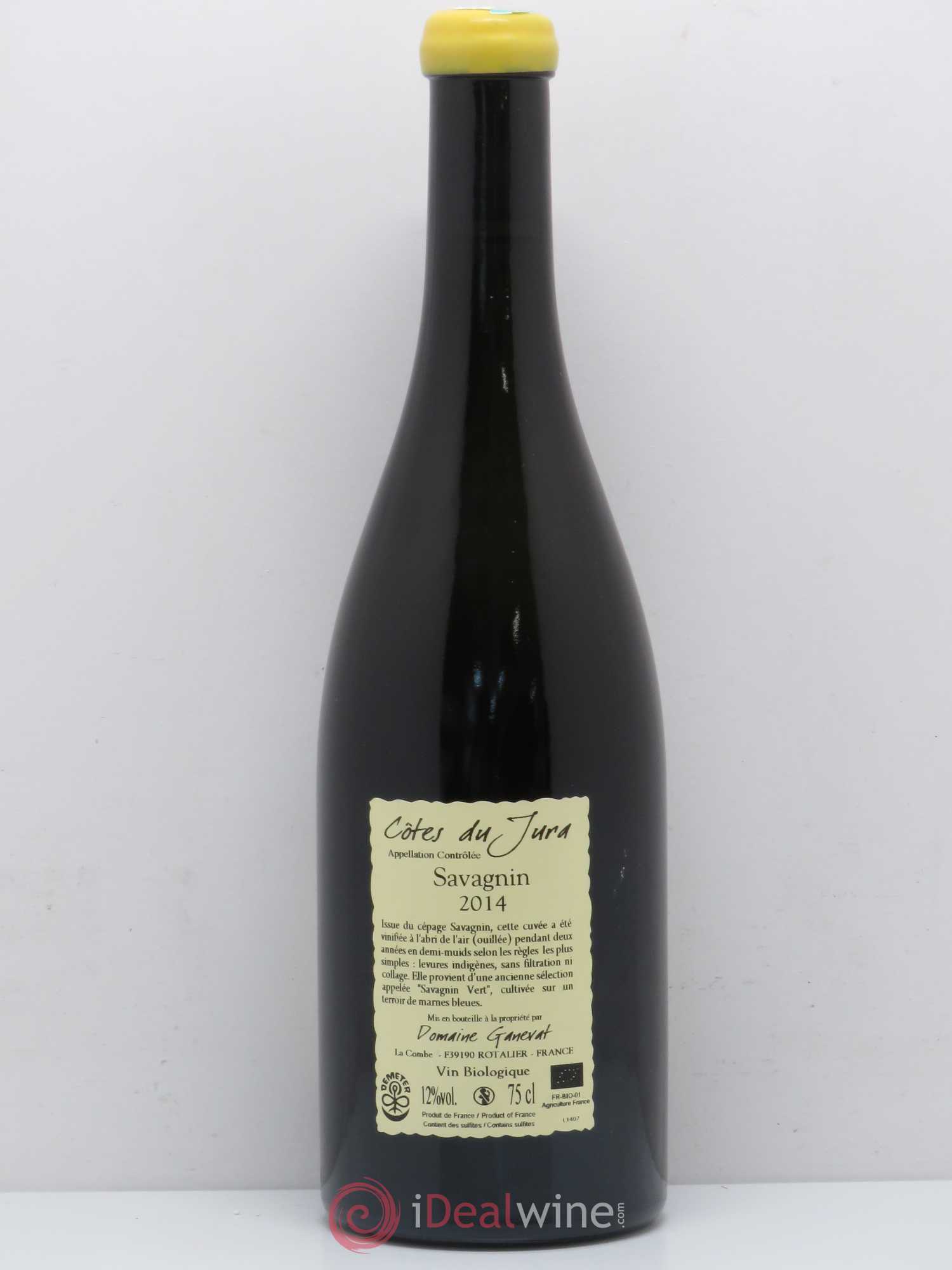 Côtes du Jura Les Chalasses Marnes Bleues Jean-François Ganevat (Domaine) 2014 - Lot de 1 bouteille - 1