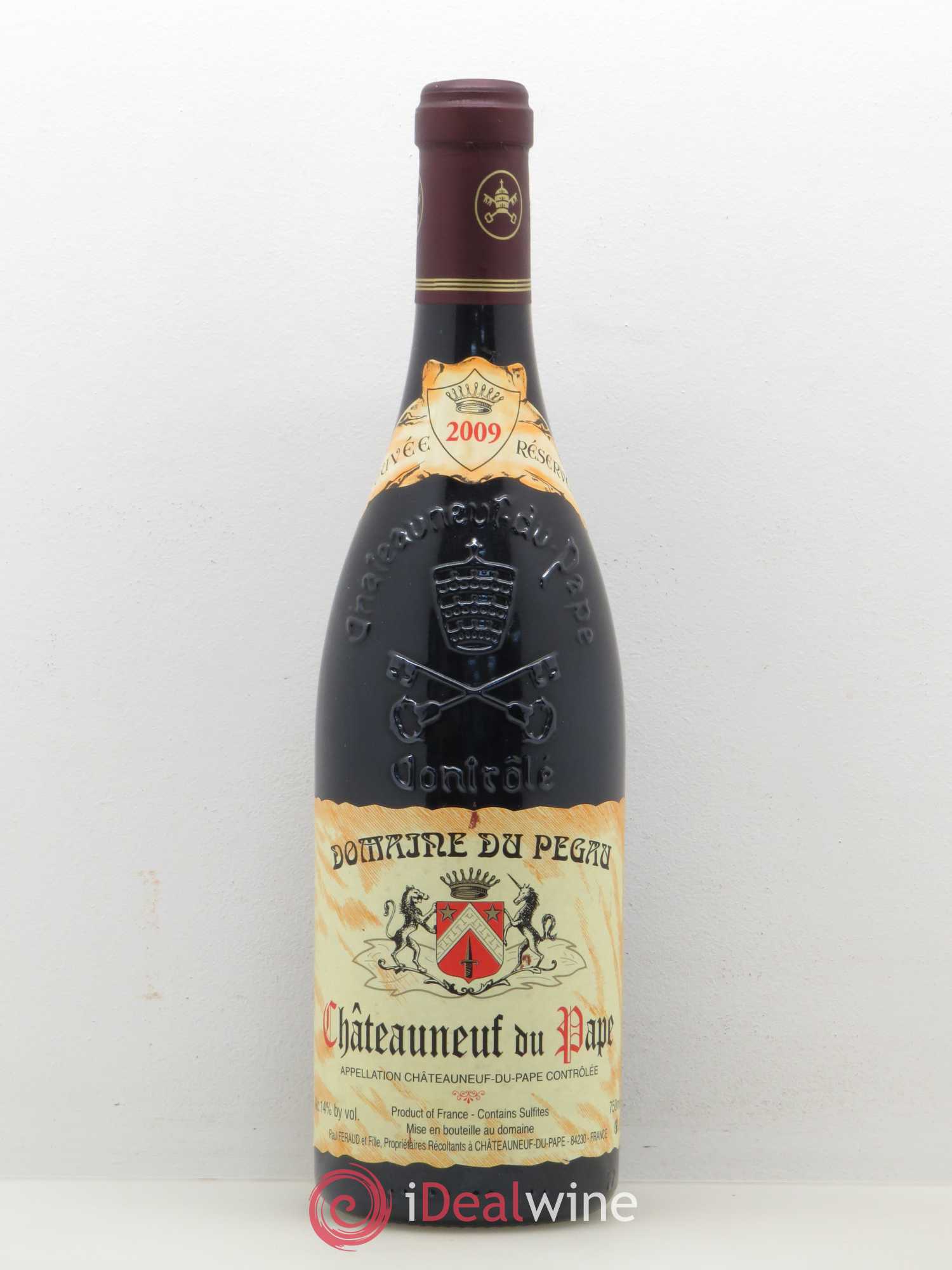 Châteauneuf-du-Pape Domaine du Pégau Cuvée Réservée Paul et Laurence Féraud 2009 - Lot de 1 bouteille - 0