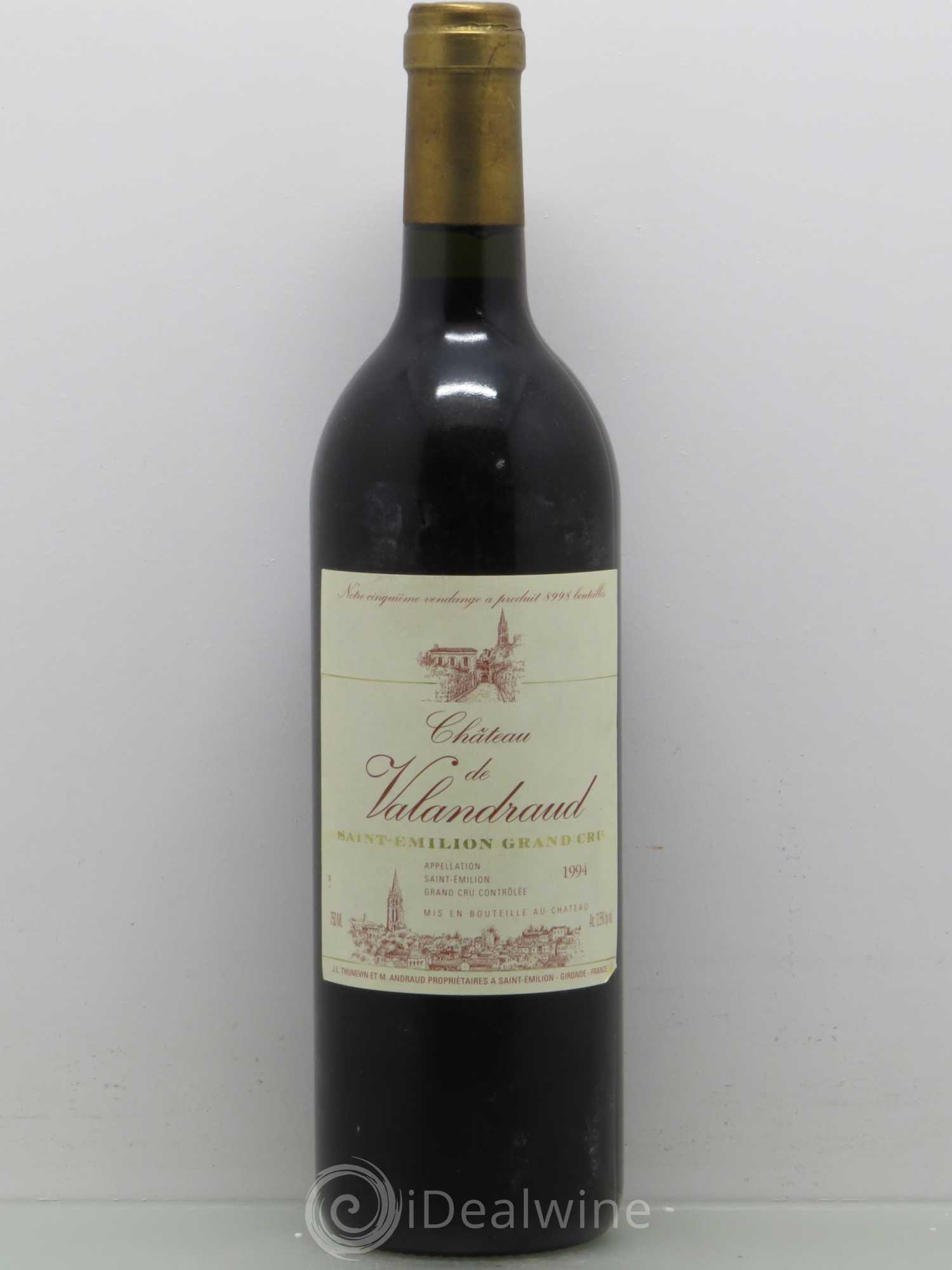 Château de Valandraud 1994 - Lot de 1 bouteille - 0