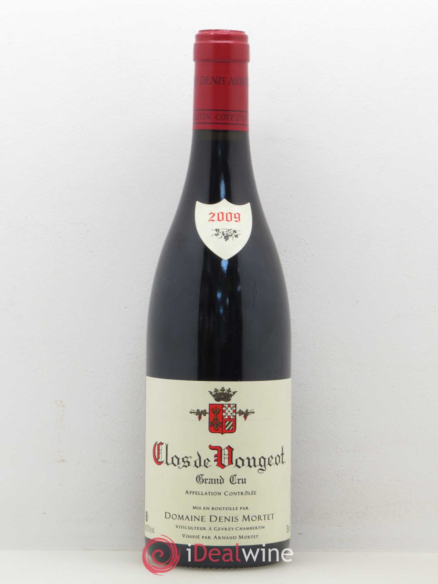 Clos de Vougeot Grand Cru Denis Mortet (Domaine) 2009 - Lot de 1 bouteille - 0